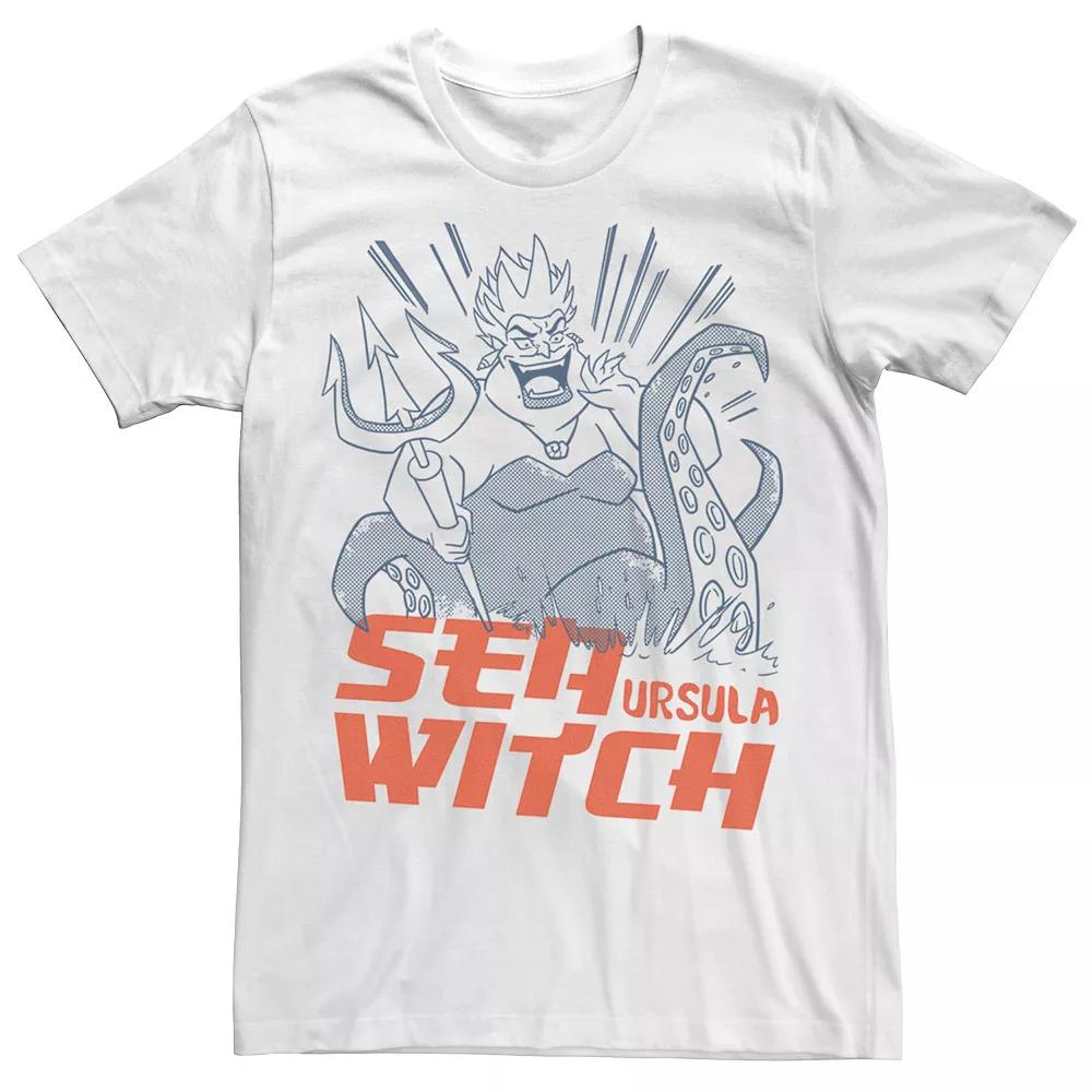 Men's Disney Villains Ursula Sea Witch Outline Tee,  Product Image
