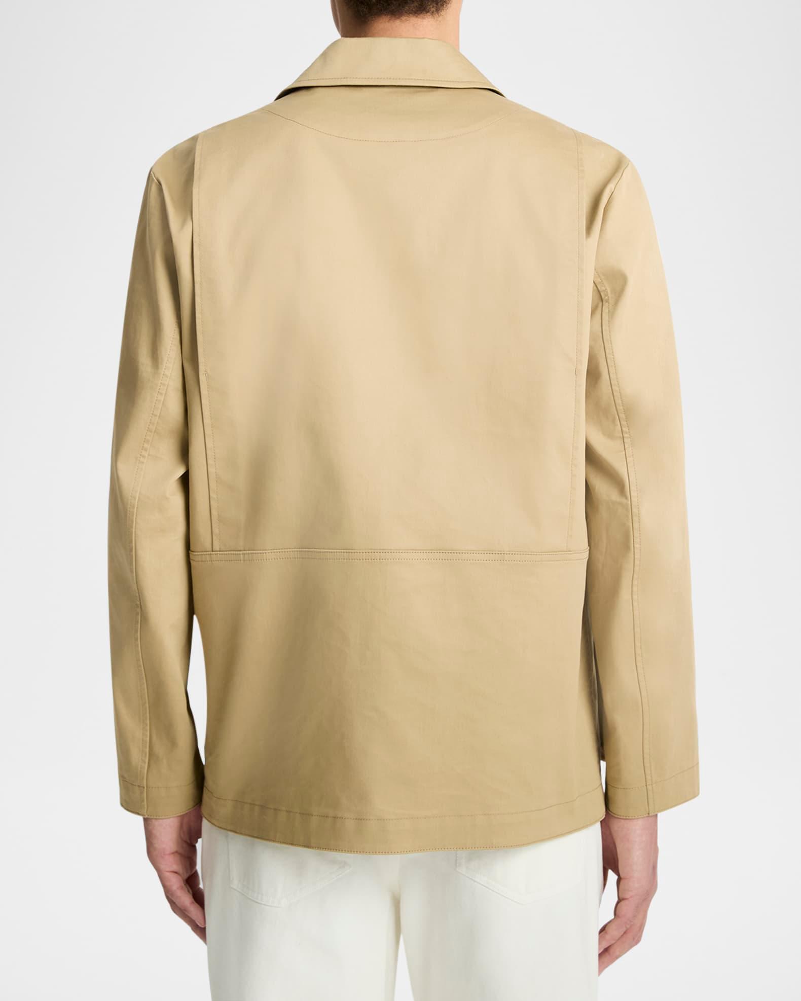 Men's Italian Bonded Cotton Utility Hunting Jacket Product Image