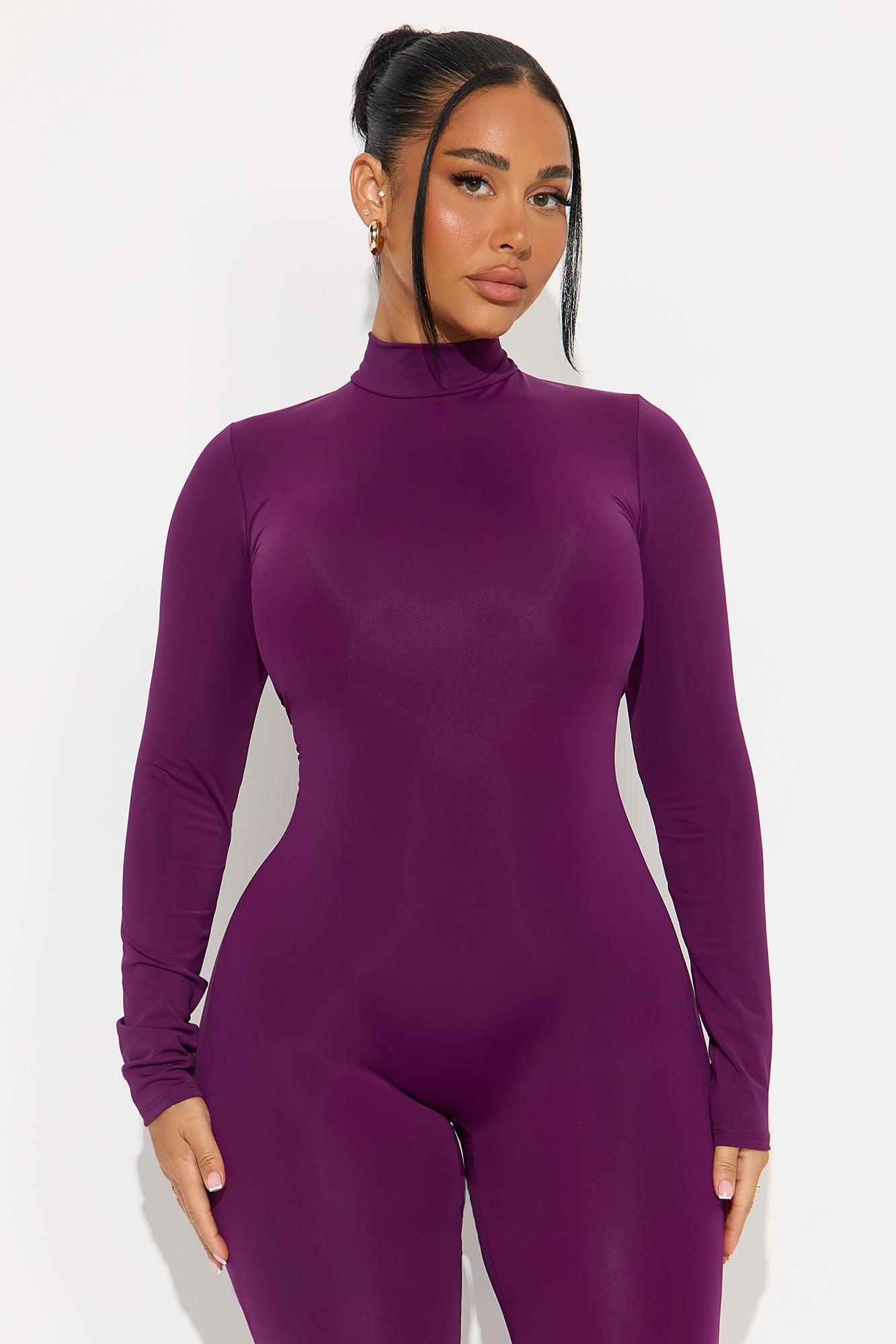 Your Favorite Toe Ring Jumpsuit - Plum Female Product Image
