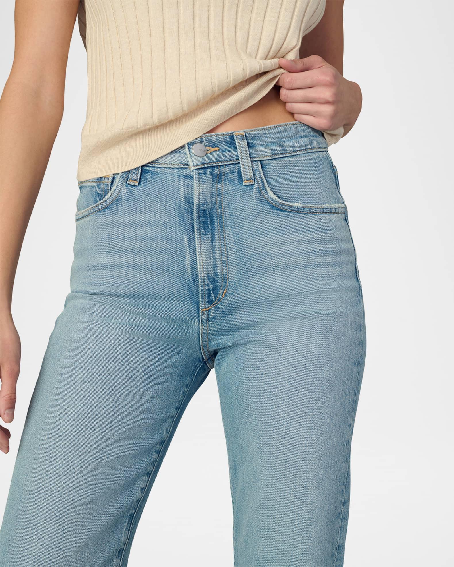 The Margot High-Rise Straight Cropped Jeans Product Image