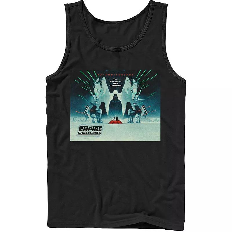 Men's Star Wars: The Empire Strikes Back 40th Anniversary Poster Tank Top,  Product Image