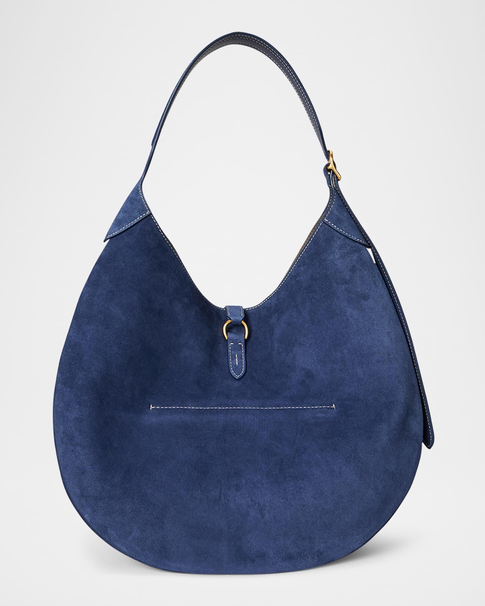 Polo ID Suede Medium Shoulder Bag Product Image