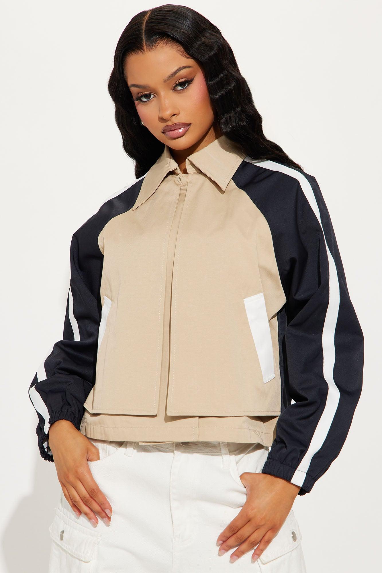 High Maintenance Jacket - Khaki/combo Product Image