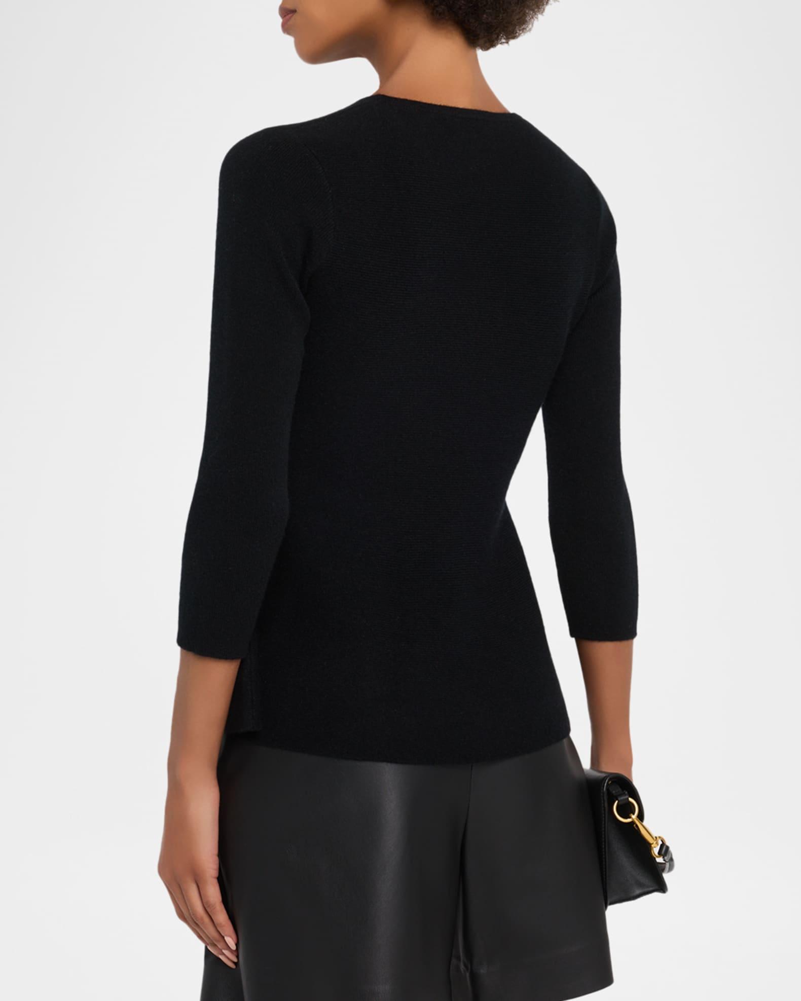 Cashmere Peplum Sweater Product Image