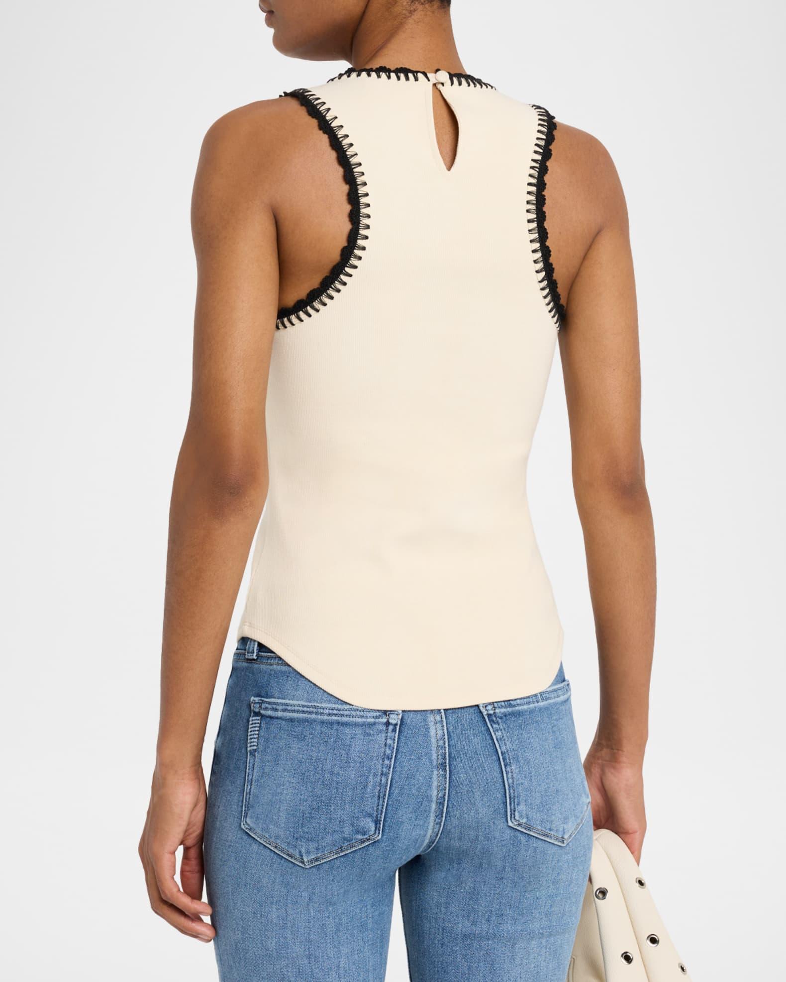 Lizzie Crochet-Trim Tank Top  Product Image