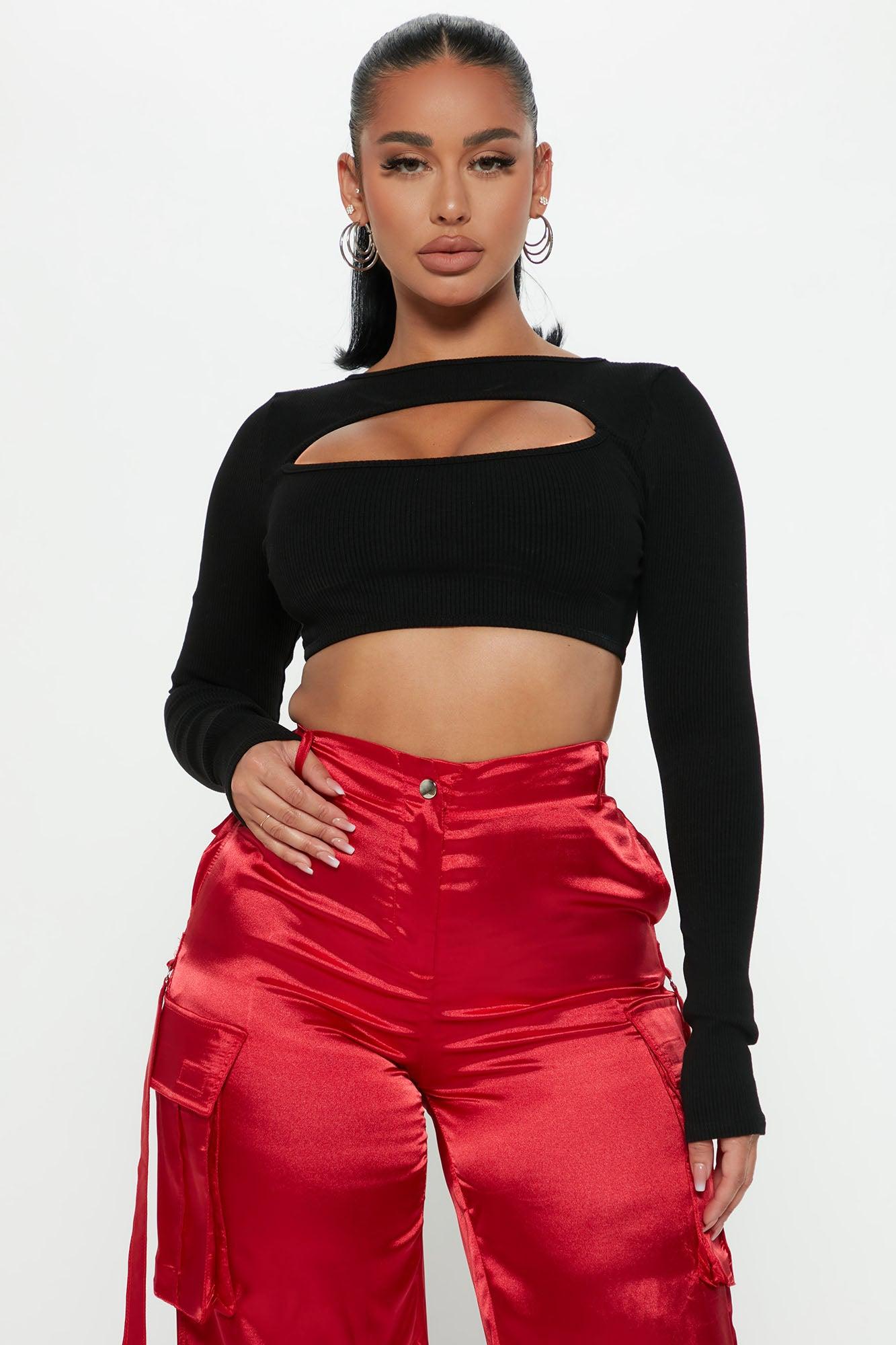 Trinity Snatched Top - Black Product Image