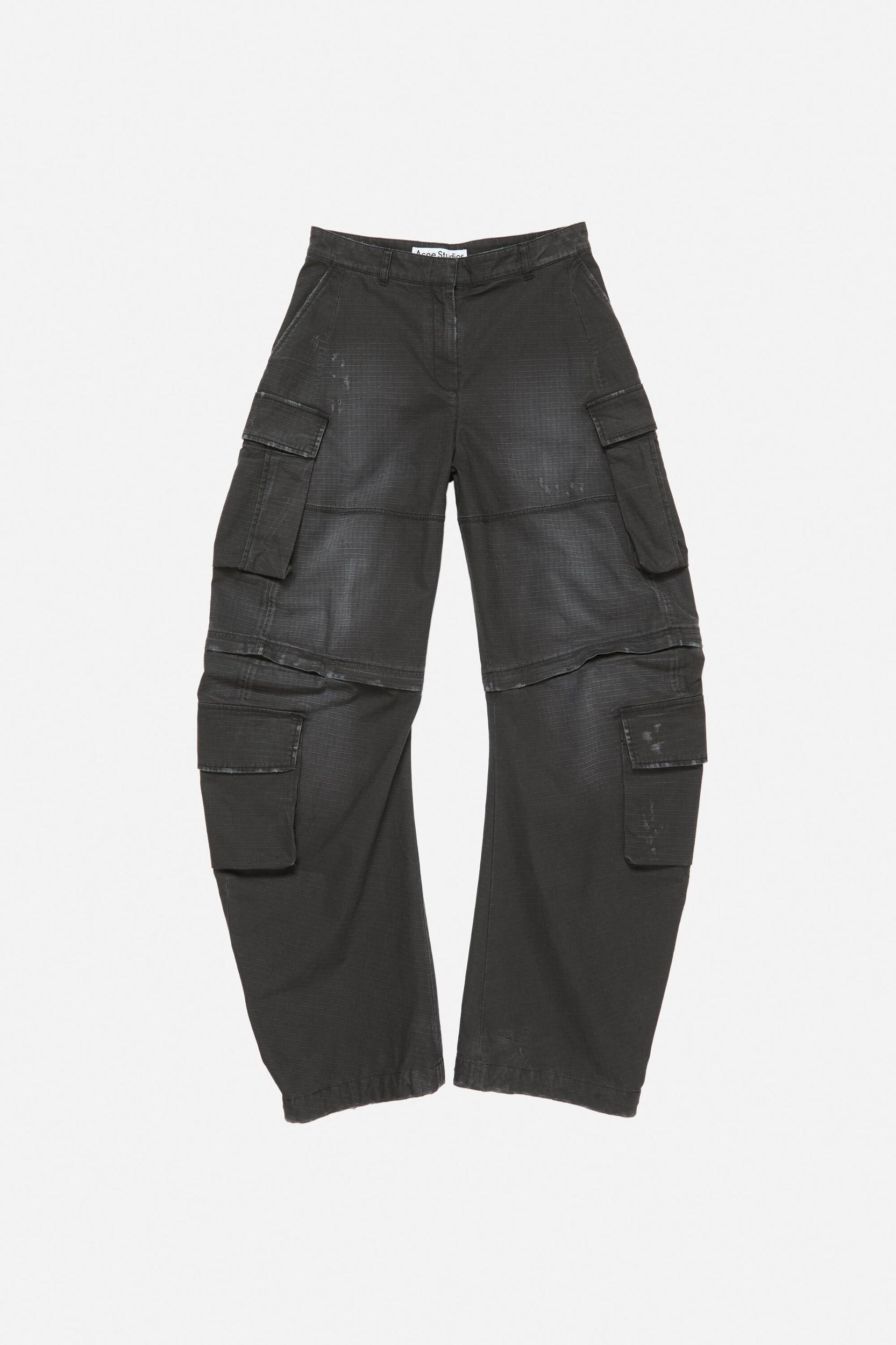 Coated cargo trousers Product Image