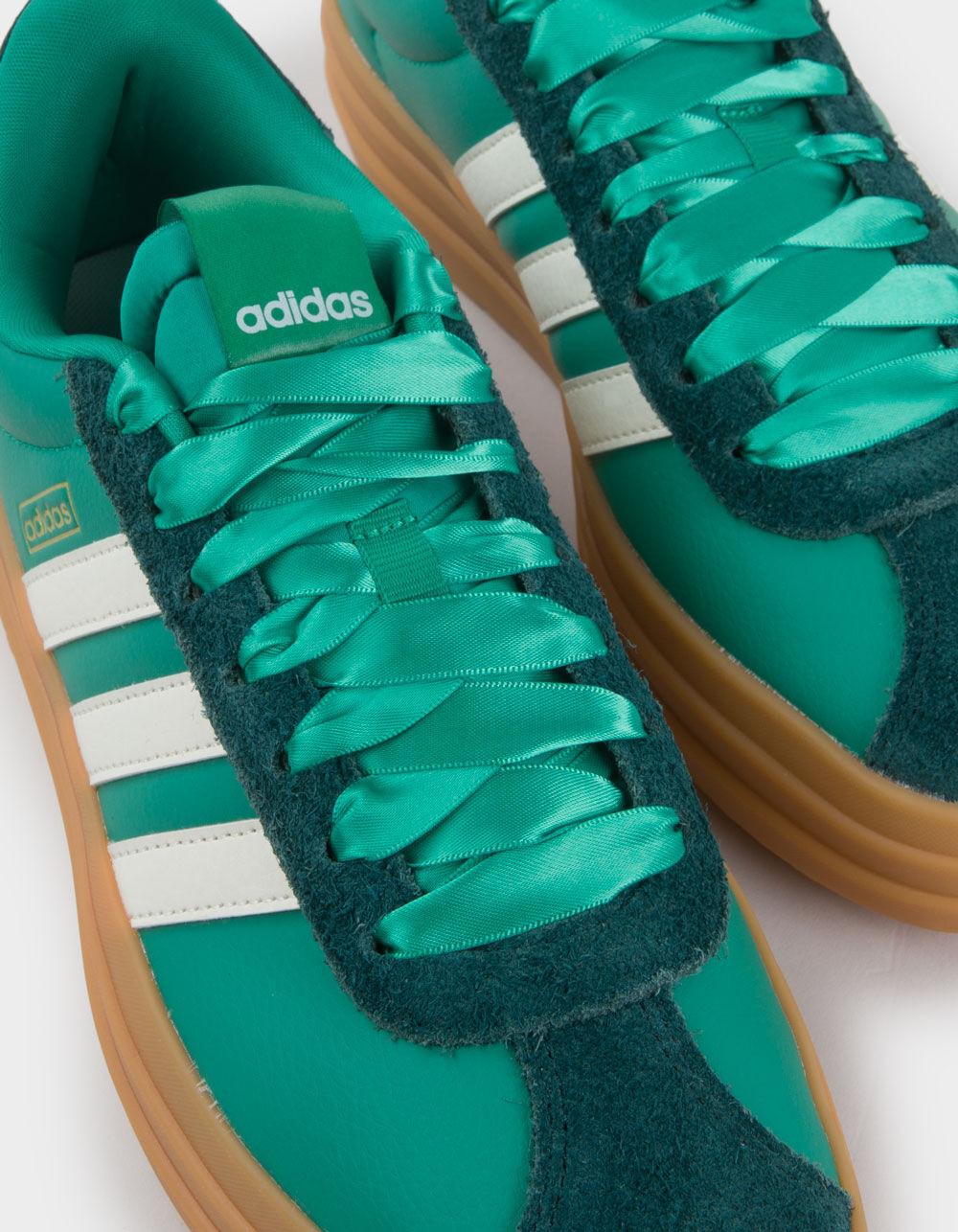 ADIDAS VL Court Bold Womens Platform Shoes - GREEN/WHITE Product Image