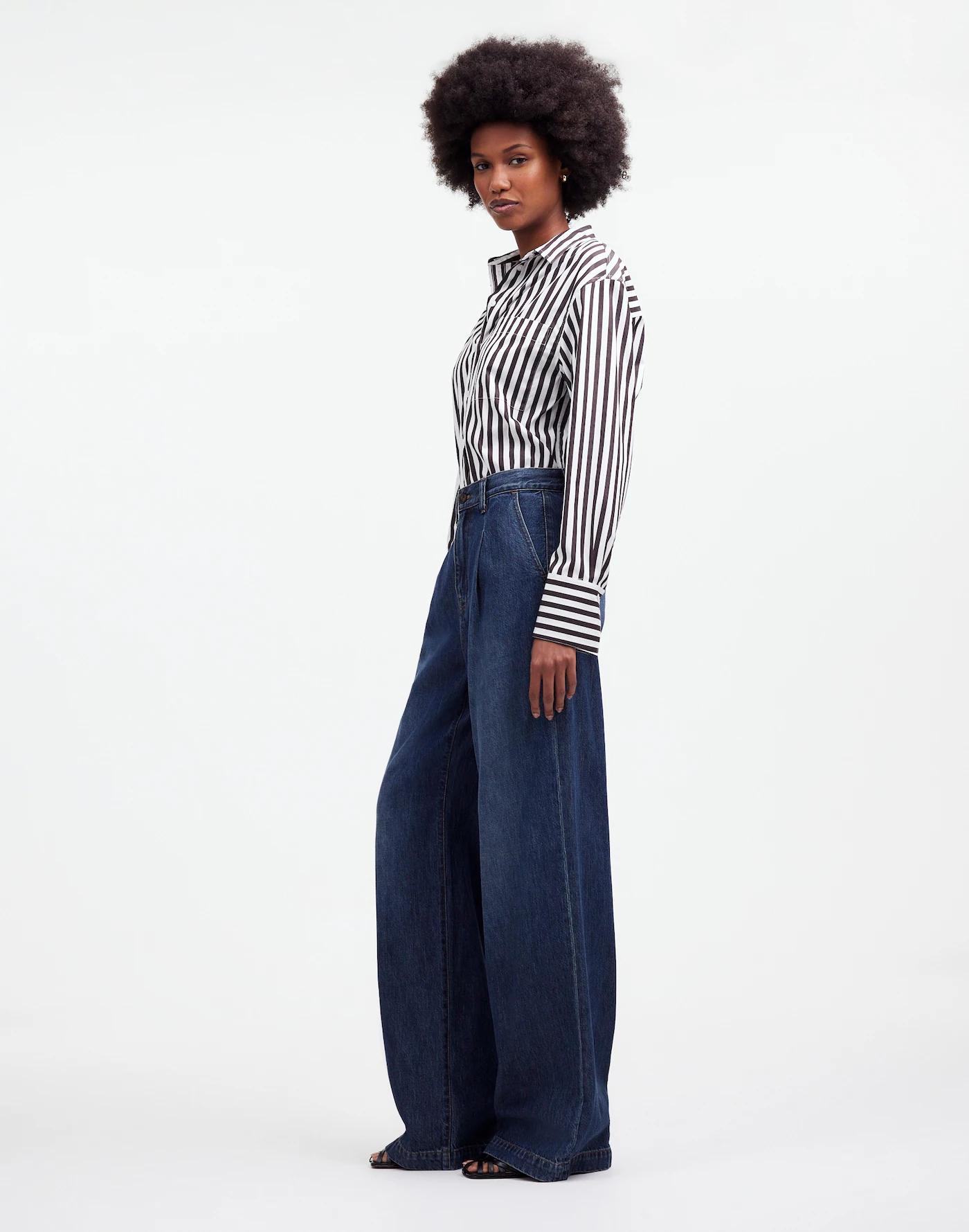 The Harlow Wide-Leg Jean: Airy Denim Edition Product Image
