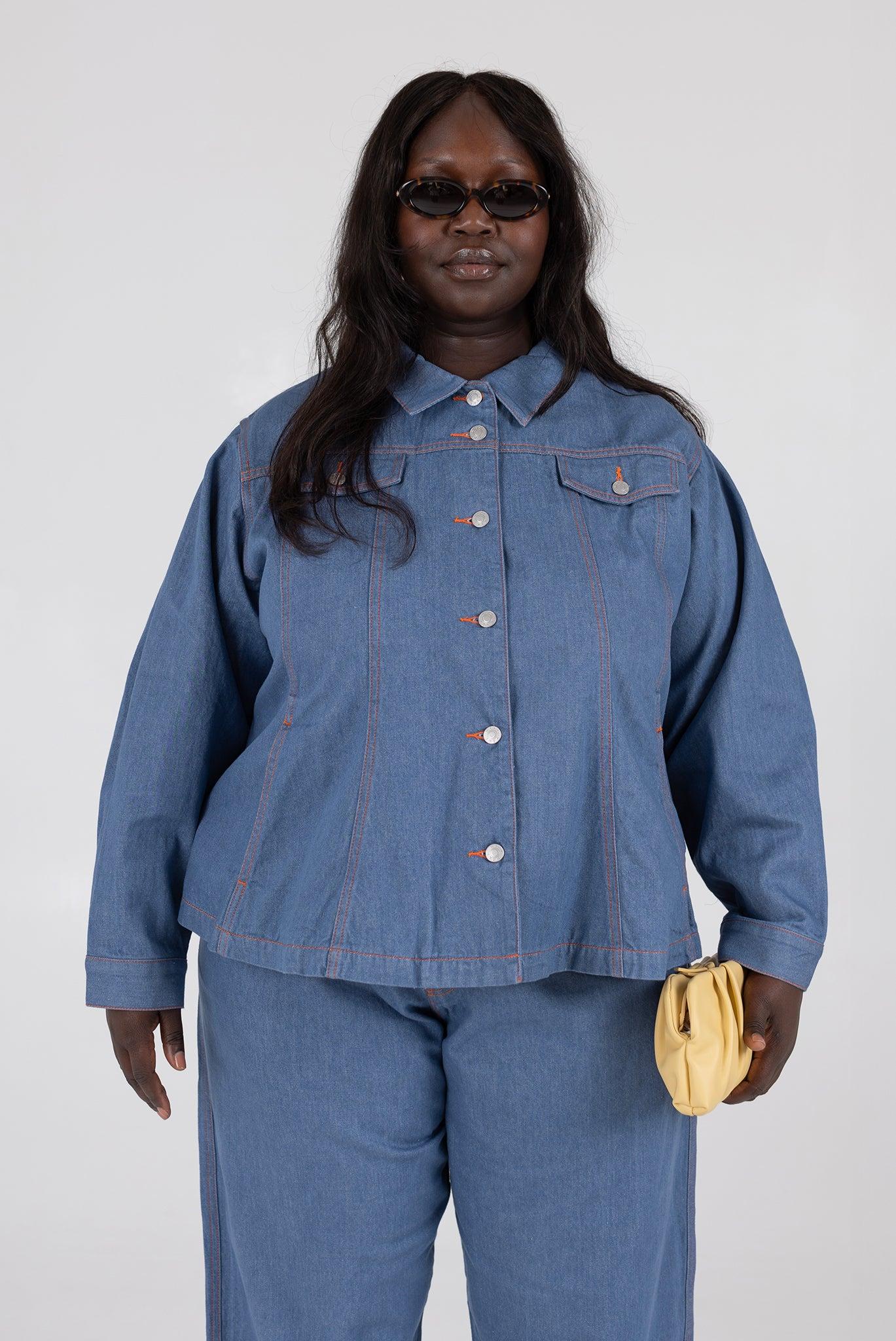 Aviator Jacket - 70’s Blue Product Image