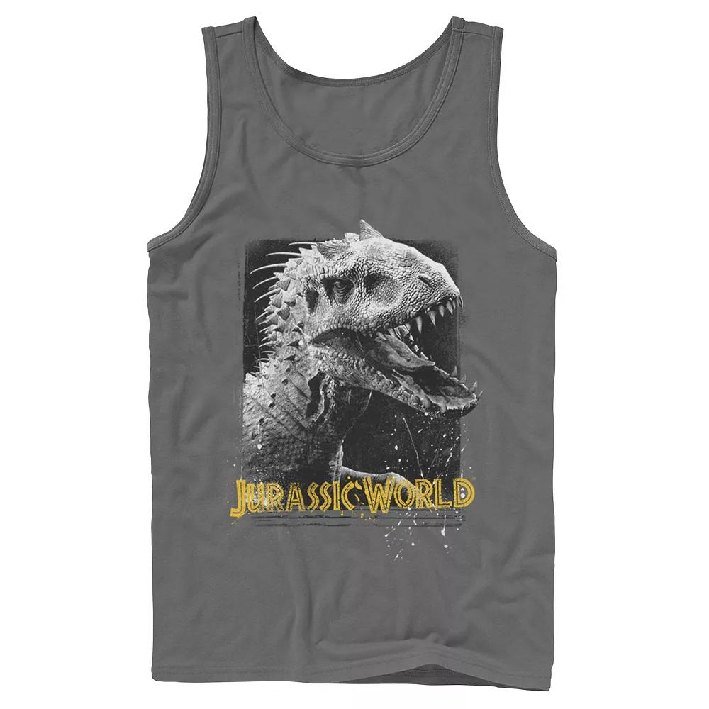 Men's Jurassic World Indominus Rex Profile View Graphic Tank Top,  Product Image