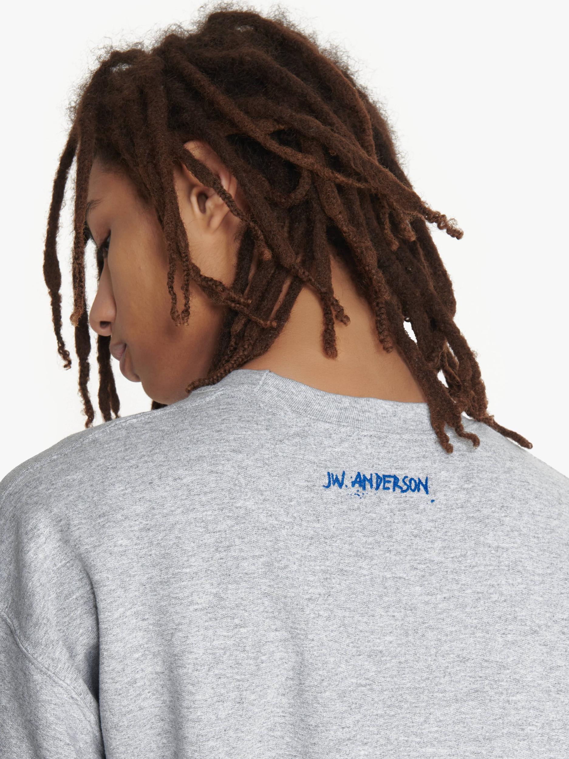 JW ANDERSON X QUEER SWEATSHIRT WITH TEXT PRINT Product Image