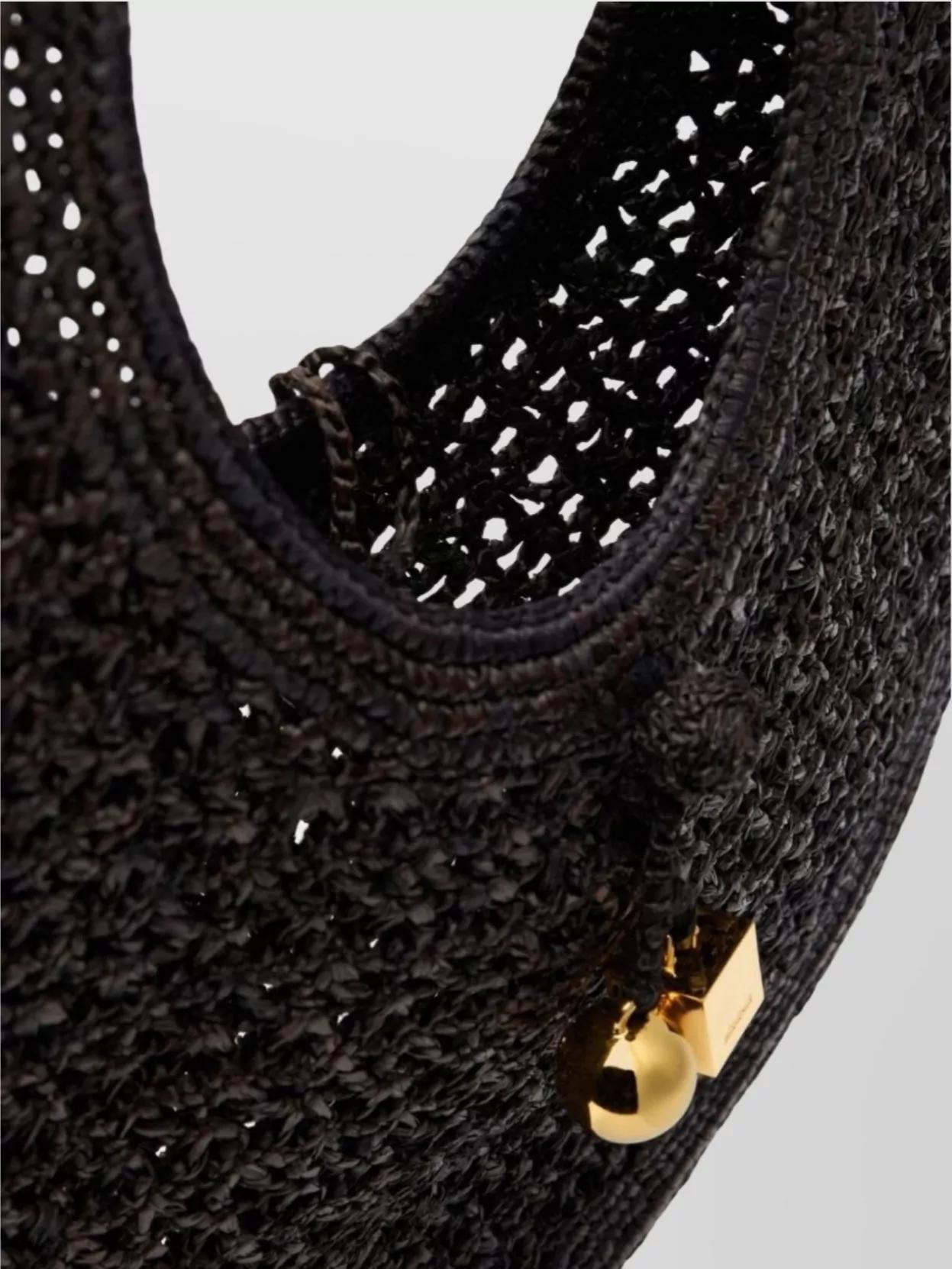 Le Rond Spiaggia raffia shoulder bag Product Image