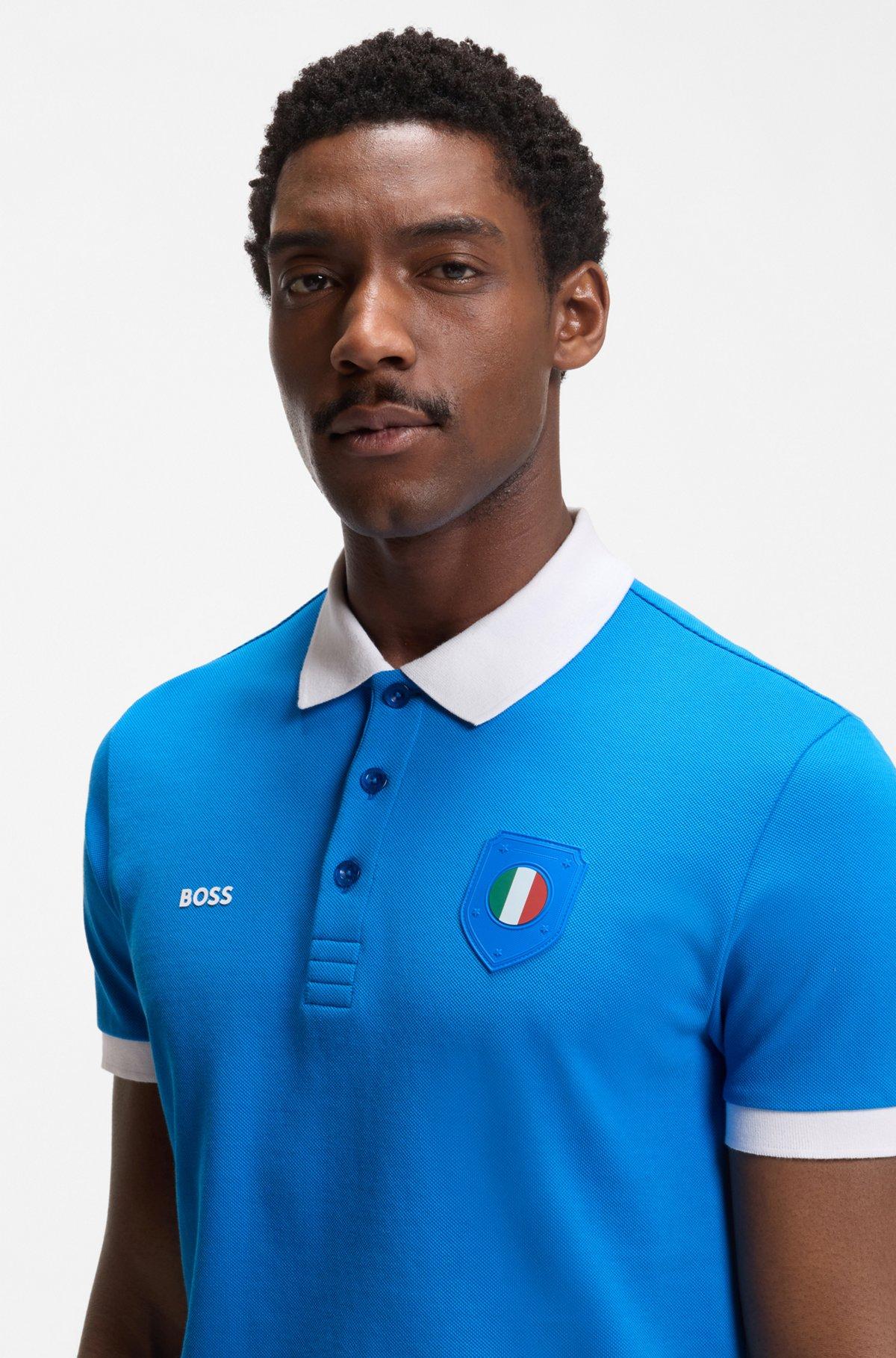Paddy polo shirt with country flag Product Image