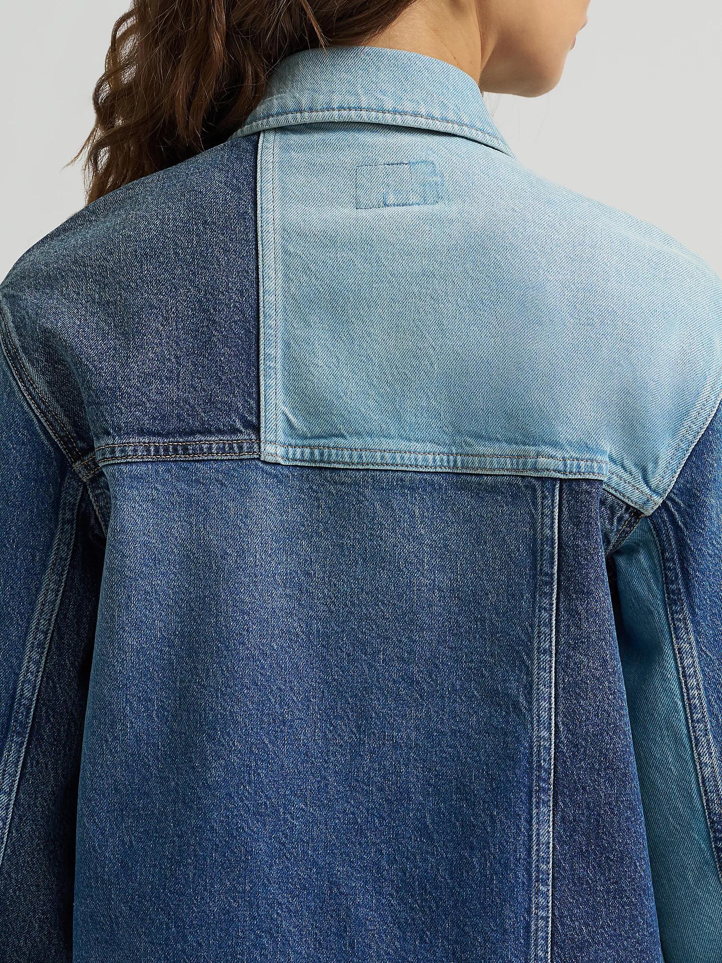 Women's Patched Denim Chore Jacket | Women's Jackets & Outerwear | Lee® Product Image