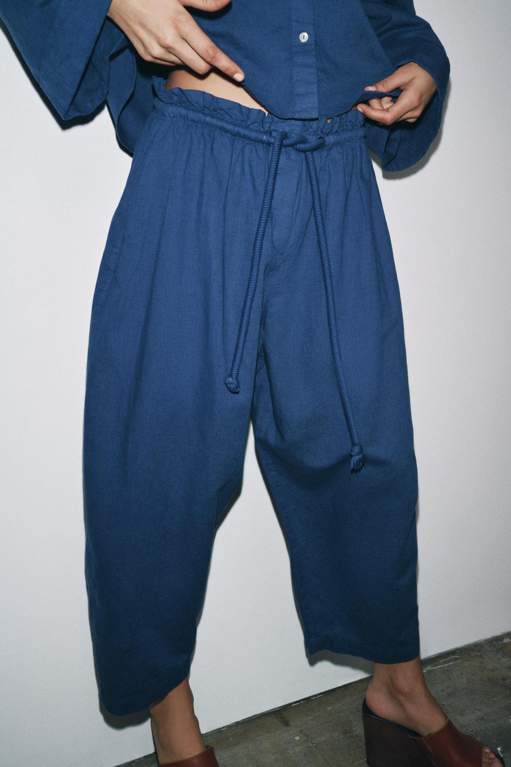 ZW COLLECTION LINEN PANTS Product Image