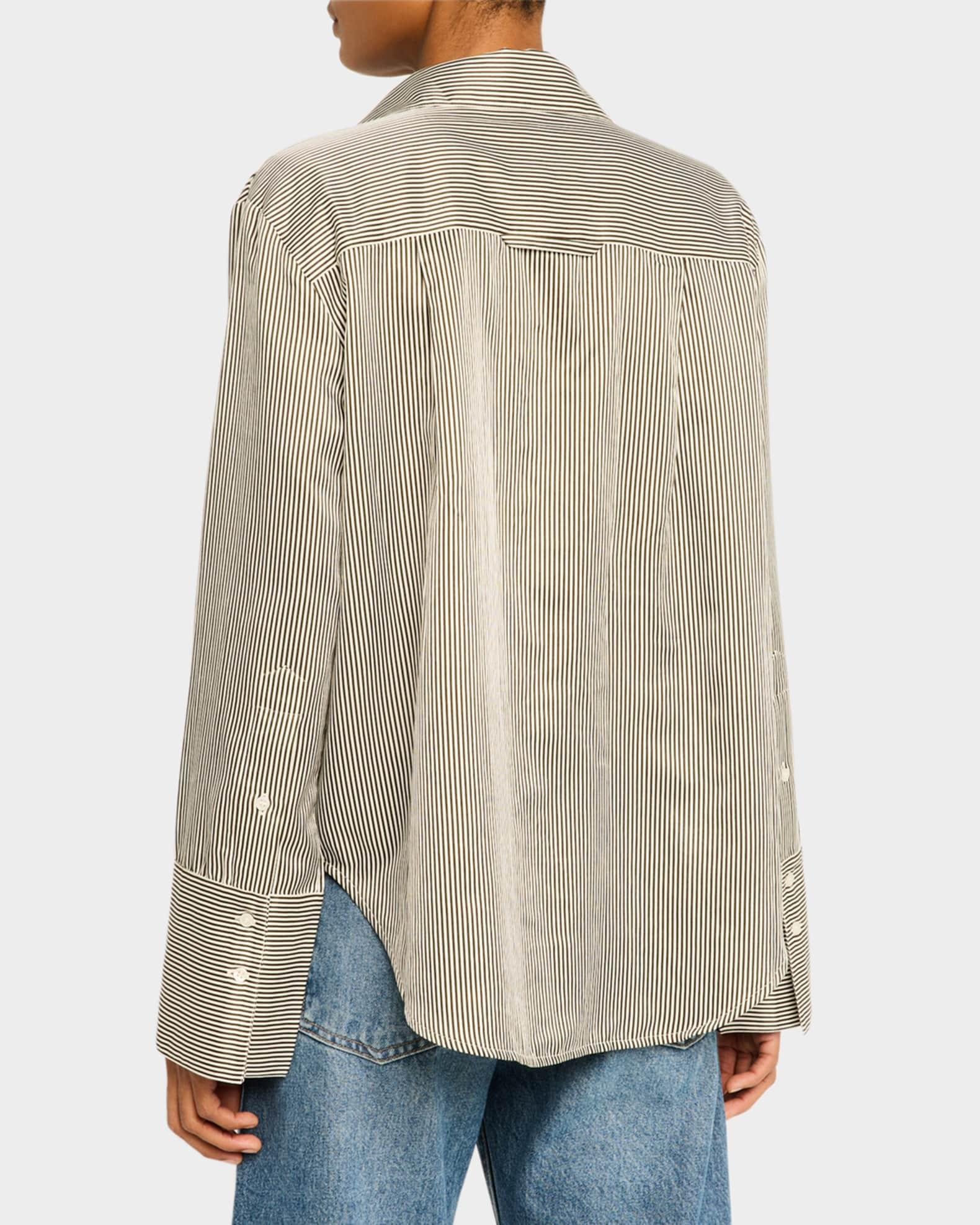 Camilla Stripe Button-Front Shirt Product Image