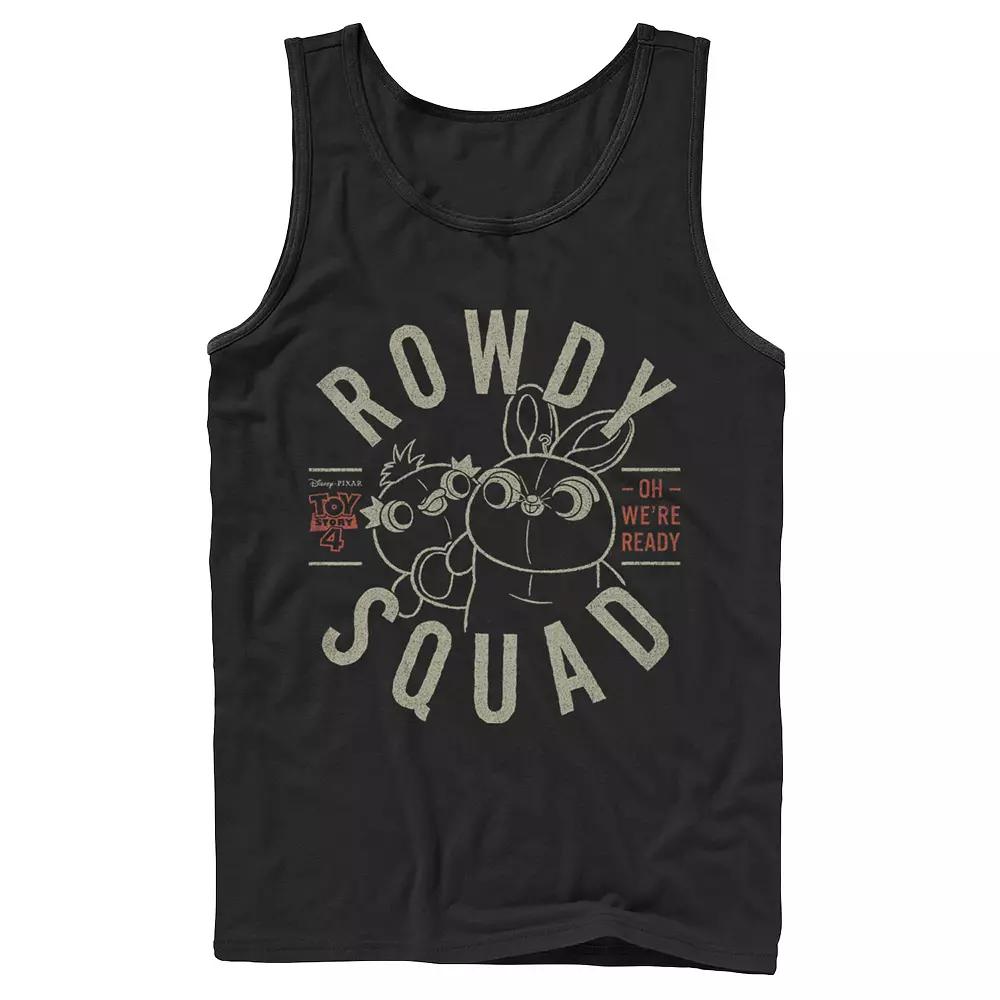 Disney / Pixar's Toy Story 4 Ducky & Bunny Men's Rowdy Squad Logo Tank Top,  Product Image