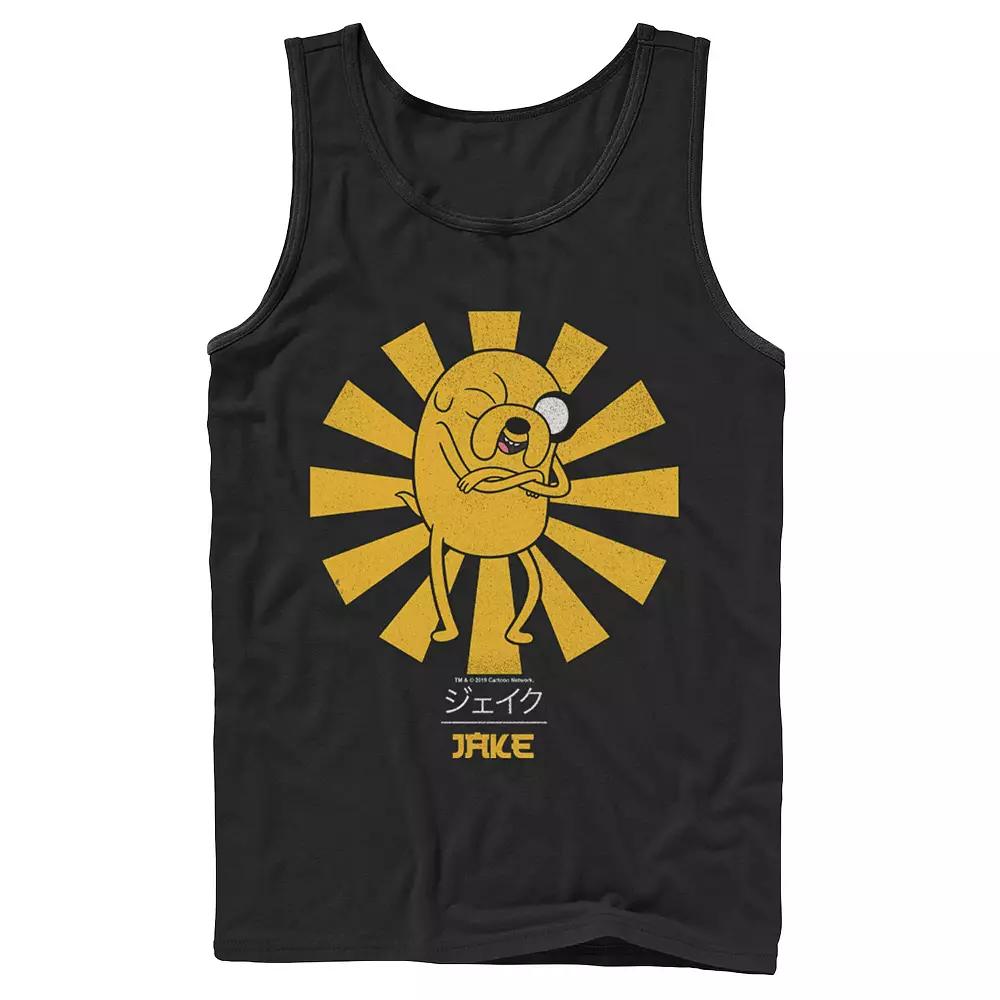 Men's Adventure Time Jake The Dog Kanji Portrait Tank Top,  Product Image