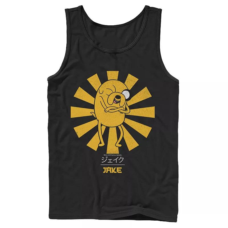 Men's Adventure Time Jake The Dog Kanji Portrait Tank Top,  Product Image