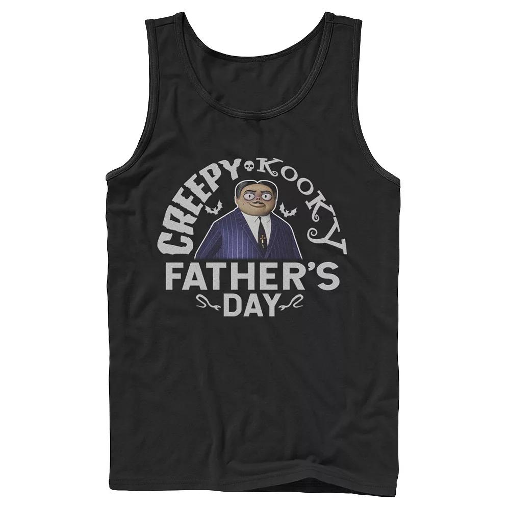 Men's The Addams Family Gomez Creepy Kooky Father's Day Tank Top,  Product Image