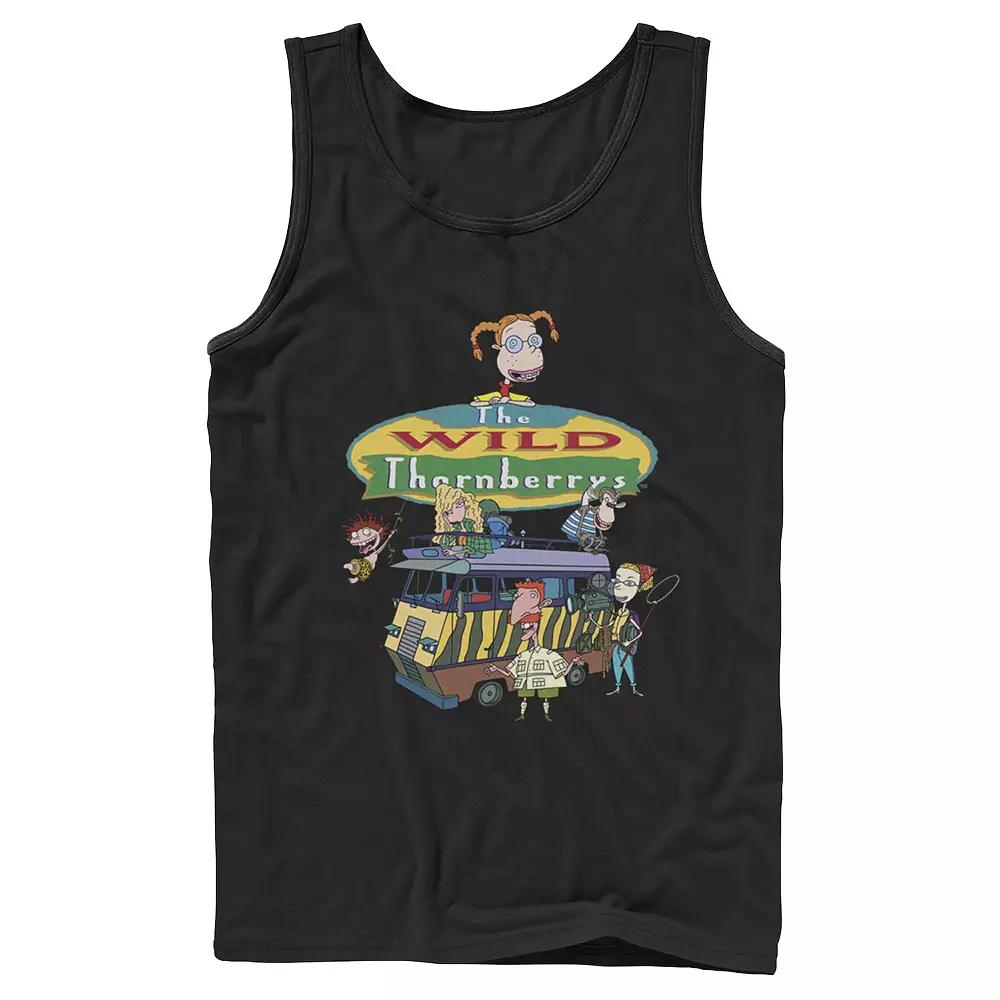 Men's Nickelodeon The Wild Thornberrys Family RV Logo Tank Top,  Product Image