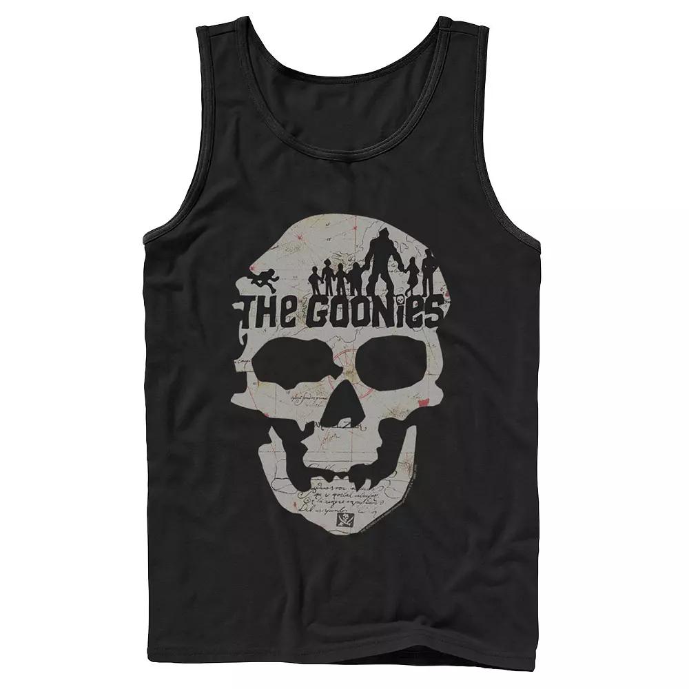 Men's The Goonies Skeleton Map Poster Tank Top,  Product Image