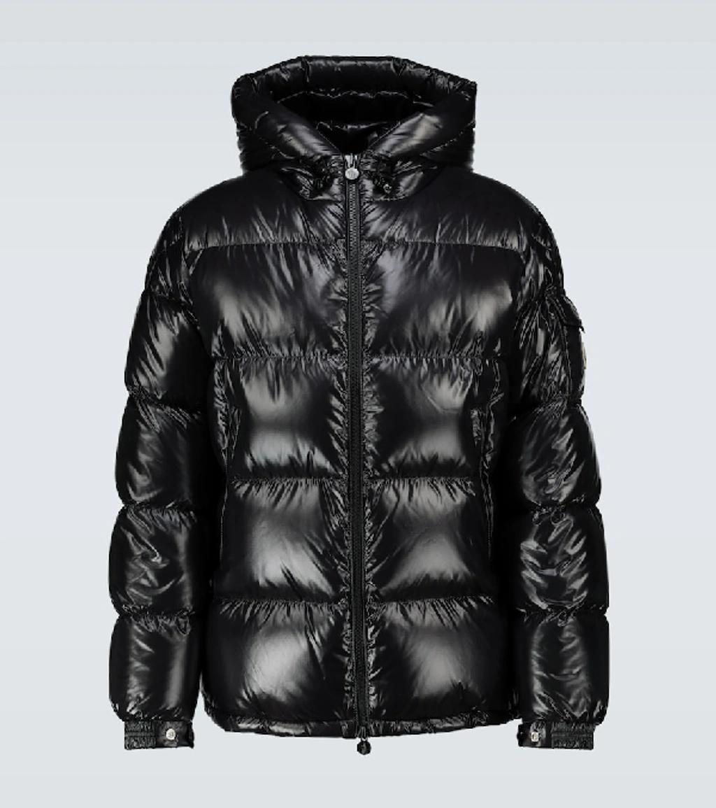 MONCLER Men Detachable Hood Padded Down Jacket In Black Product Image