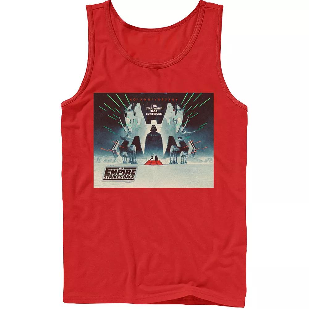 Men's Star Wars: The Empire Strikes Back 40th Anniversary Poster Tank Top,  Product Image
