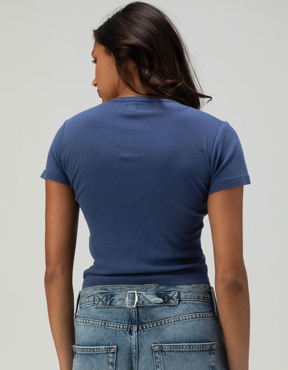 BDG Urban Outfitters You Problem Womens Baby Tee - NAVY Product Image