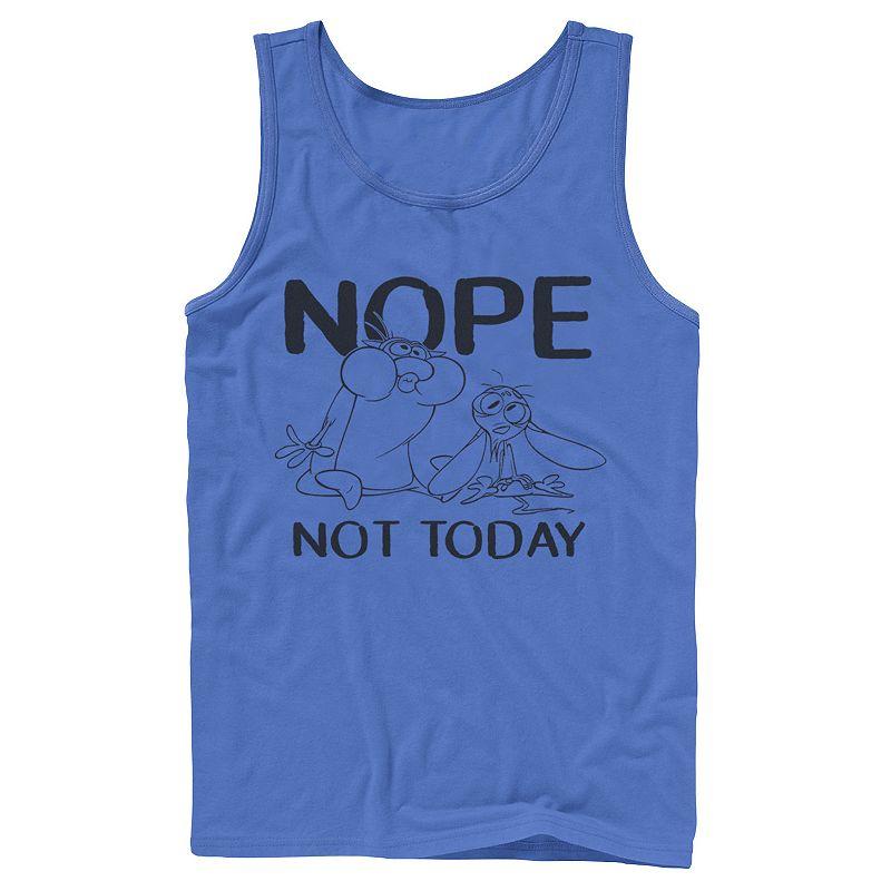 Men's Nickelodeon Ren And Stimpy Nope Not Today Sketch Tank Top,  Product Image