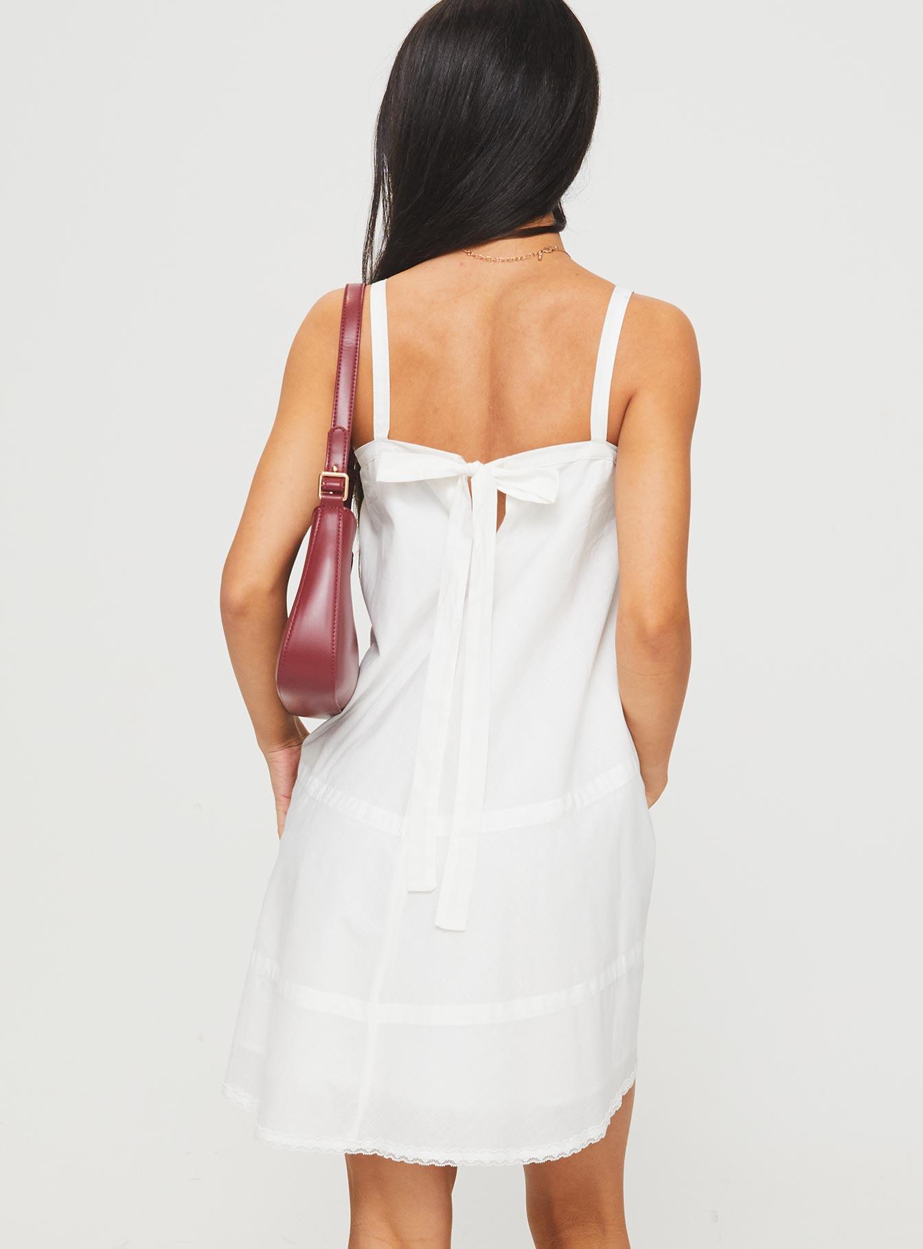 Jubilant Mini Dress White Product Image