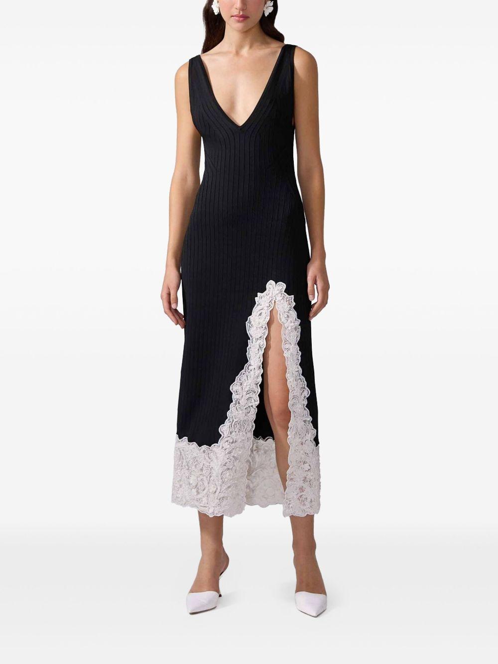 lace-trim midi dress Product Image