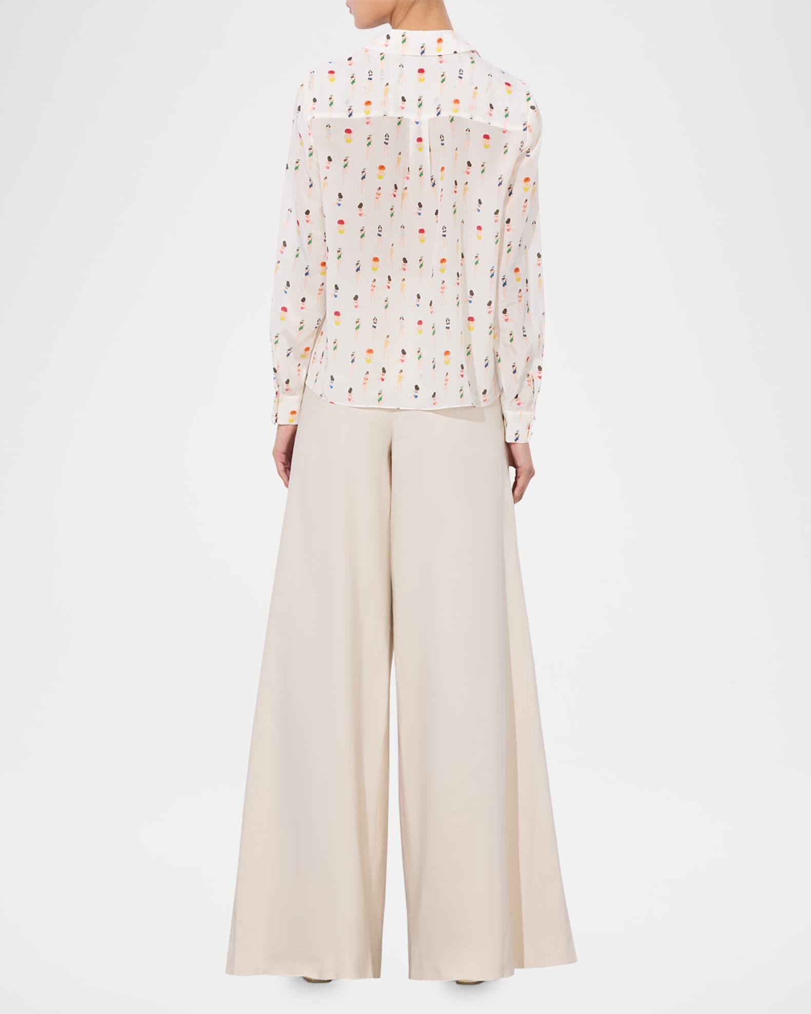 Beach Club Eloise Button-Front Blouse Product Image