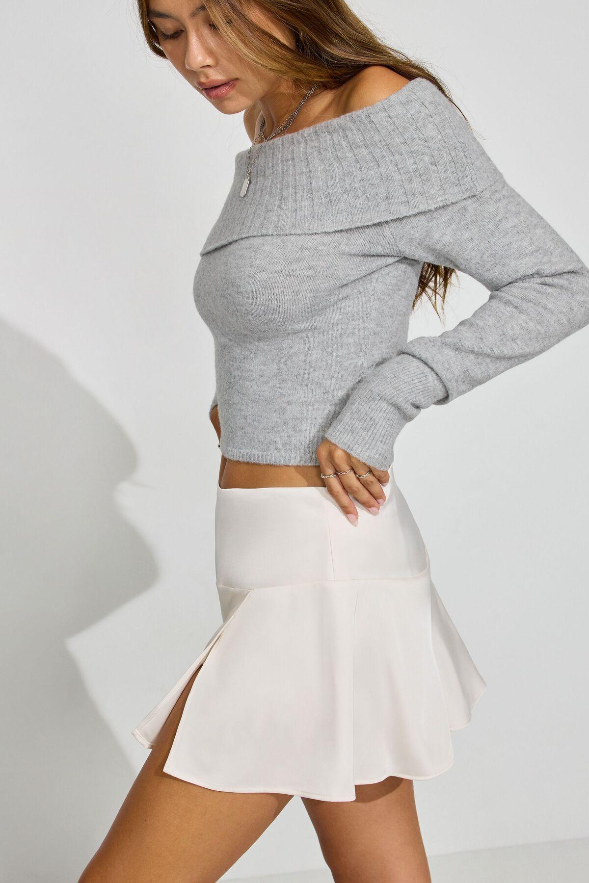 Long Sleeve Asymmetric Top Product Image