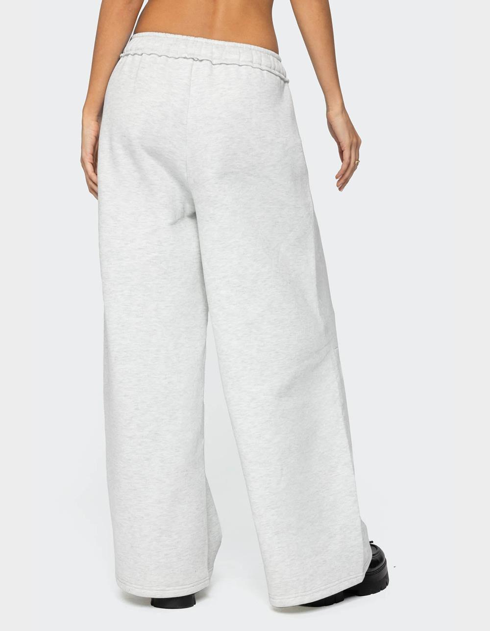 EDIKTED Kori Oversized Sweatpants - GRAY Product Image