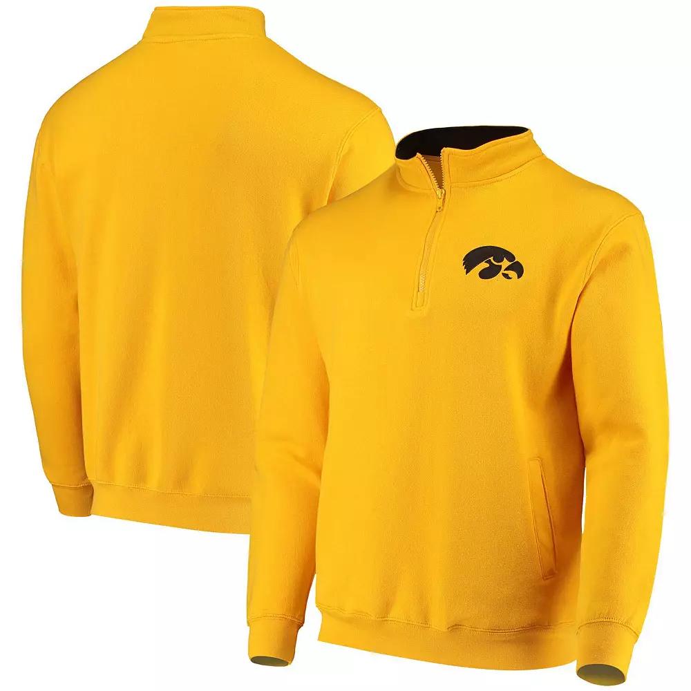 Men's Colosseum Gold Iowa Hawkeyes Tortugas Logo Quarter-Zip Jacket,  Product Image