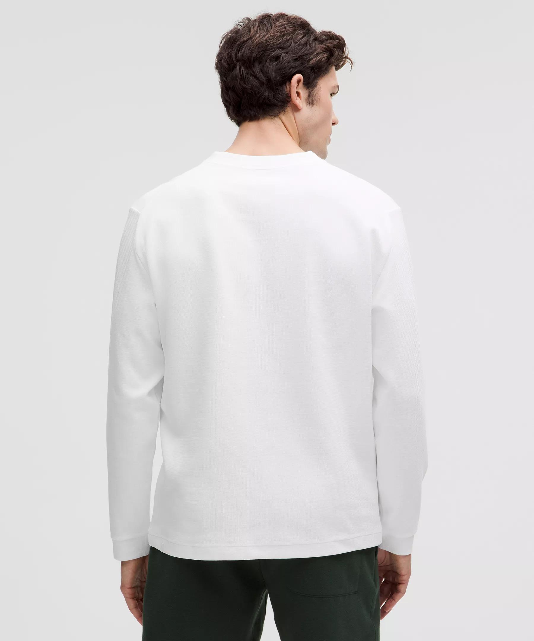Heavyweight Cotton Textured Long-Sleeve Shirt Product Image