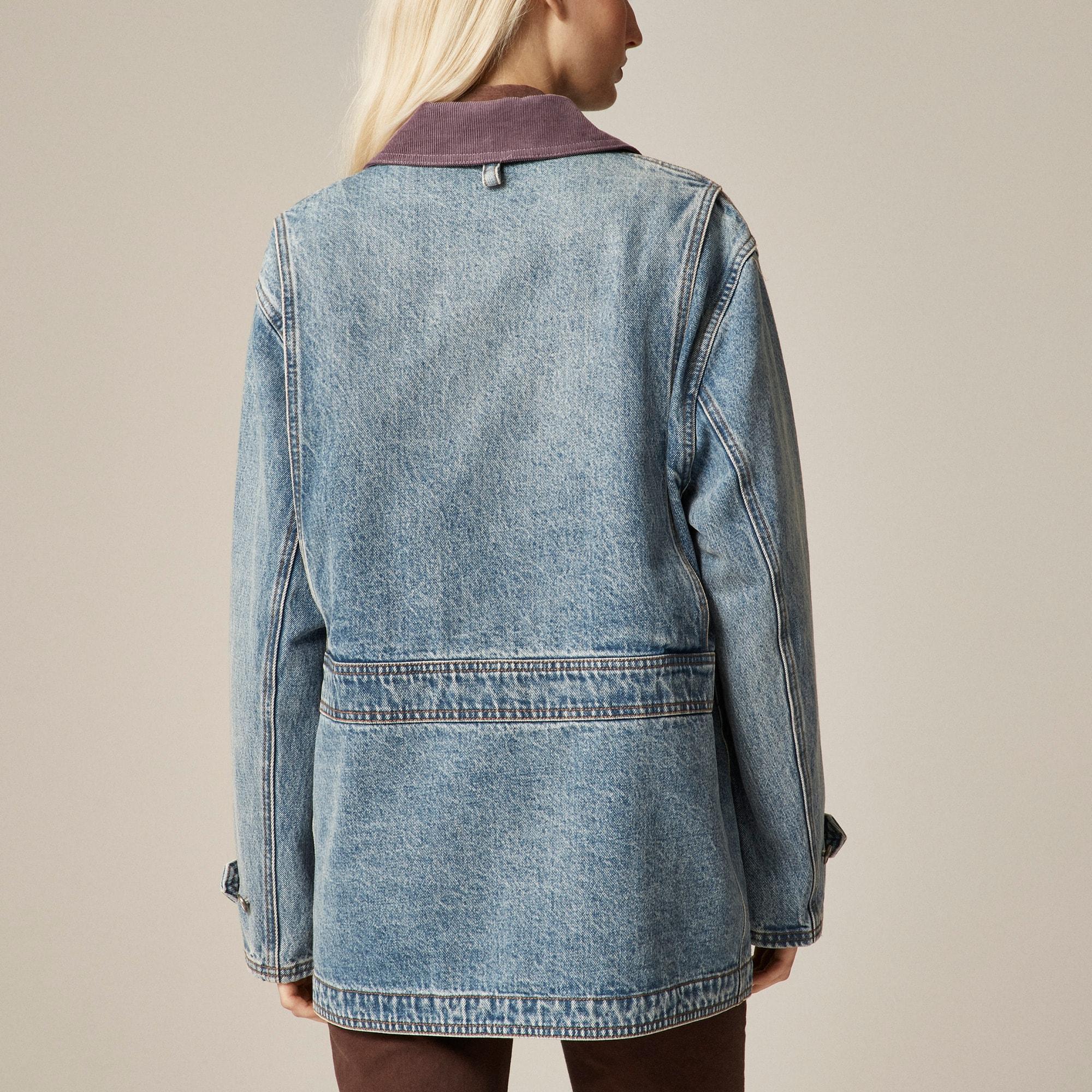 Relaxed Barn Jacket™ in denim Product Image