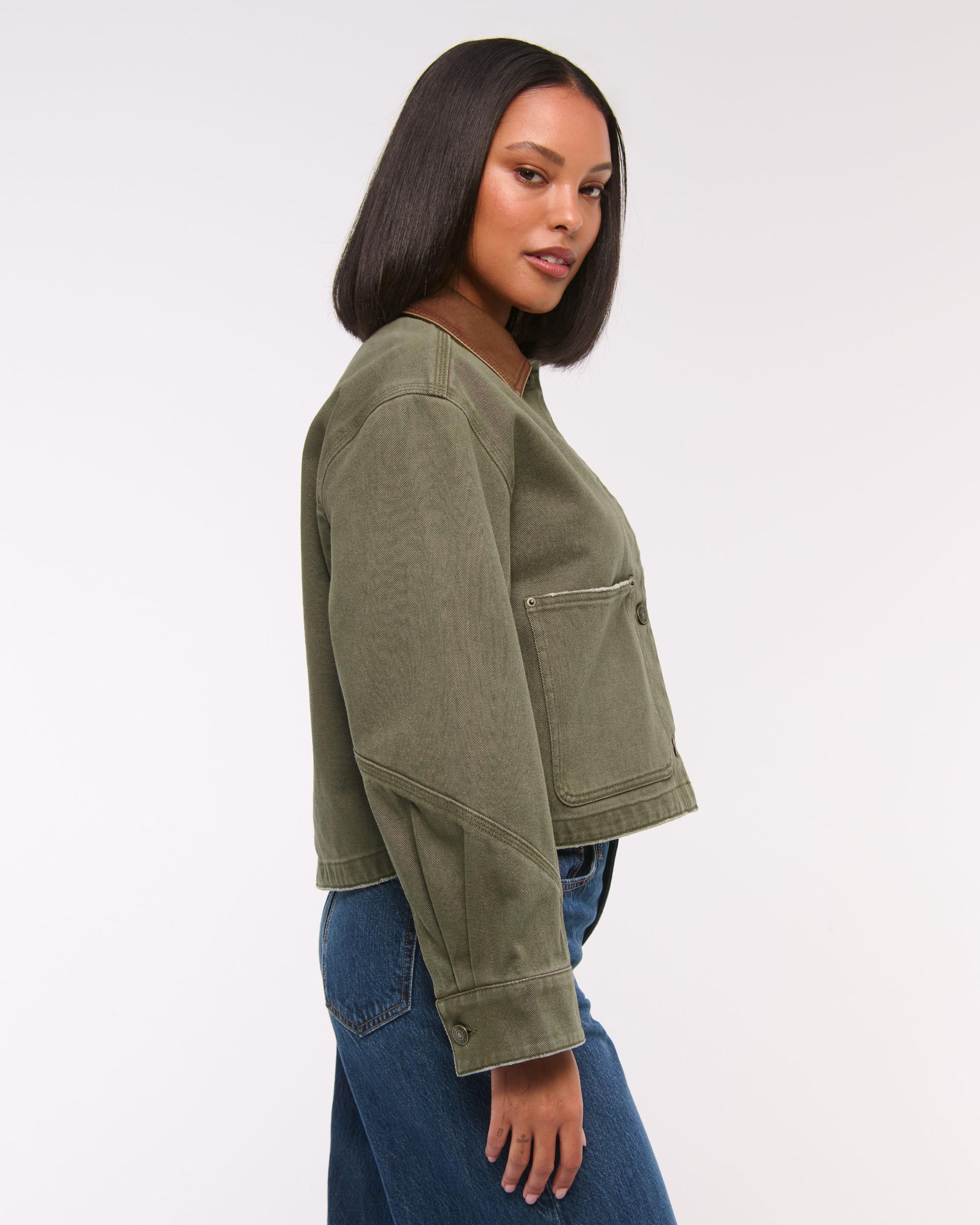 Short Twill Barn Jacket Product Image