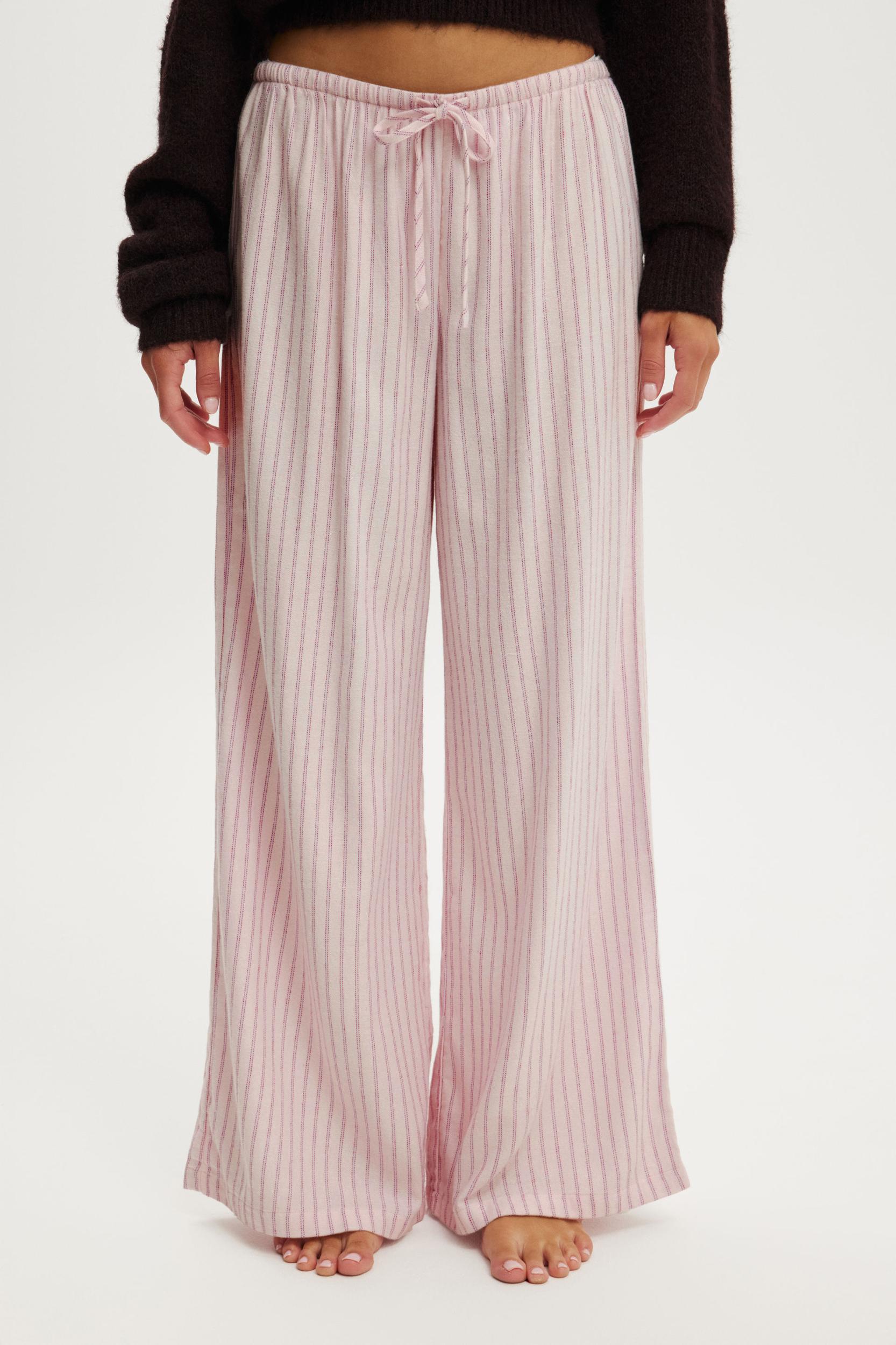 Cloud Soft Flannel Wide Leg Pant Product Image