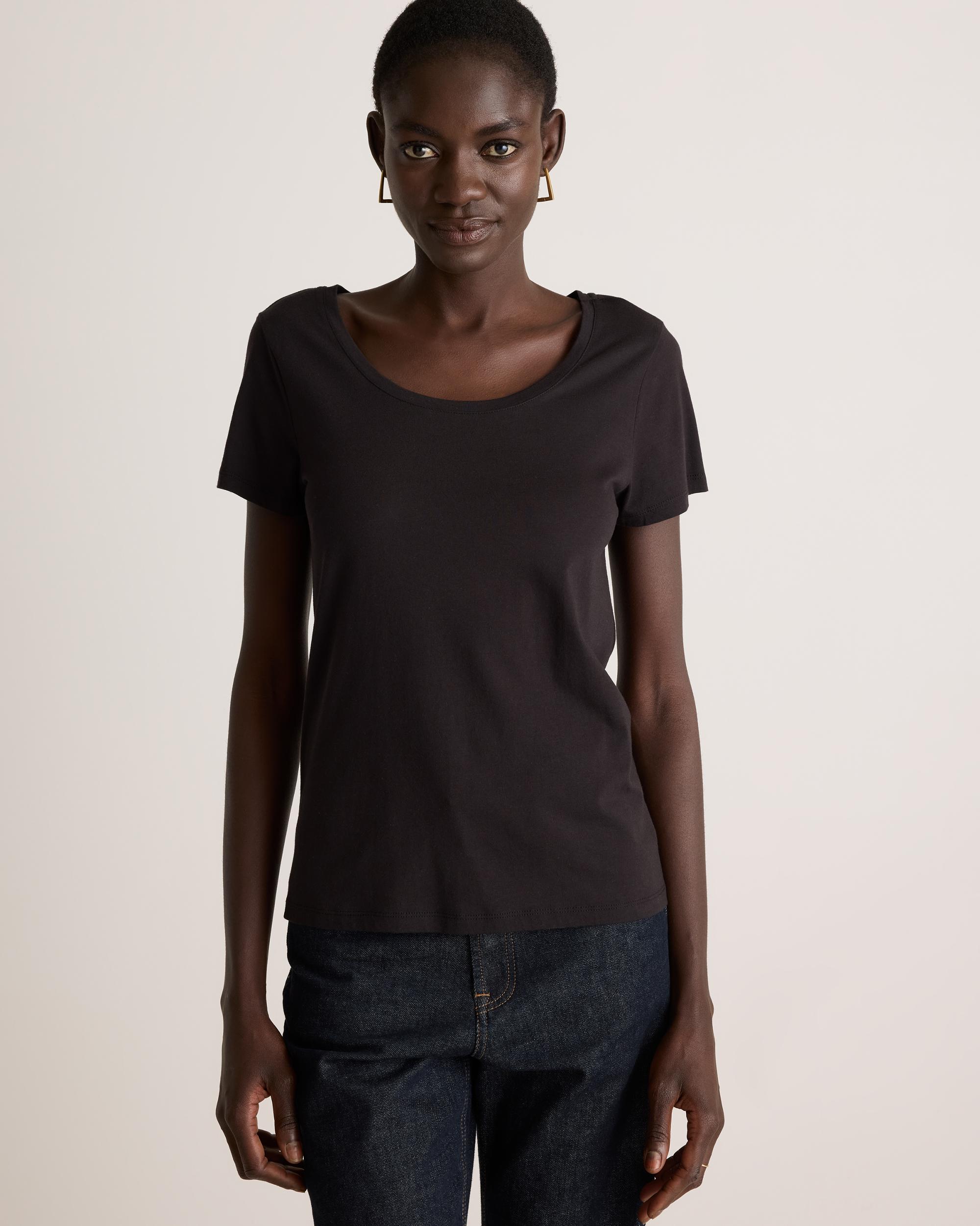 Quince | Women's Cotton Modal Crew Neck T-Shirt Cotton/Modal Product Image