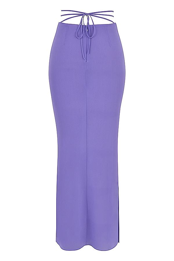 Amalfi  violet cutout maxi skirt Product Image