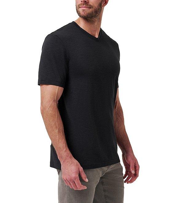TravisMathew Cloud Stretch Short Sleeve V-Neck T-Shirt Product Image
