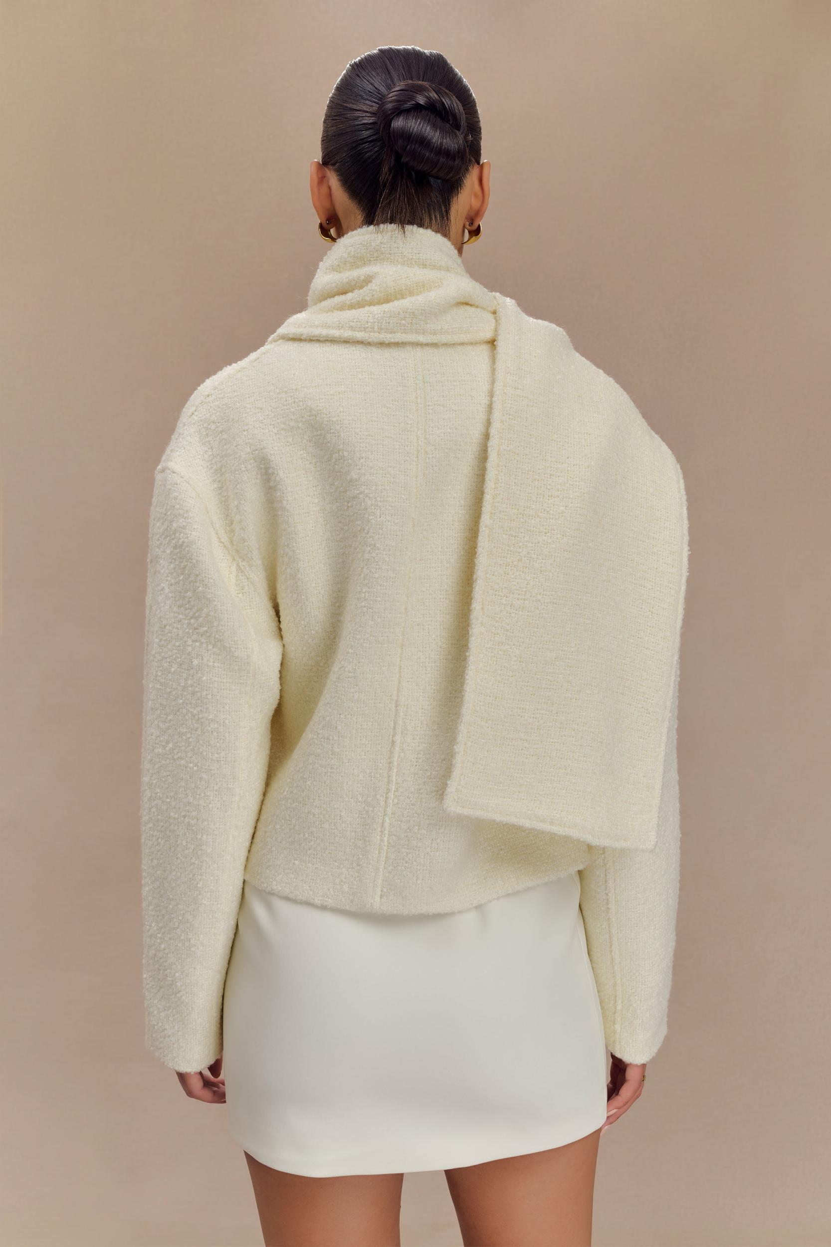 Bree Scarf And Jacket - Ivory Product Image