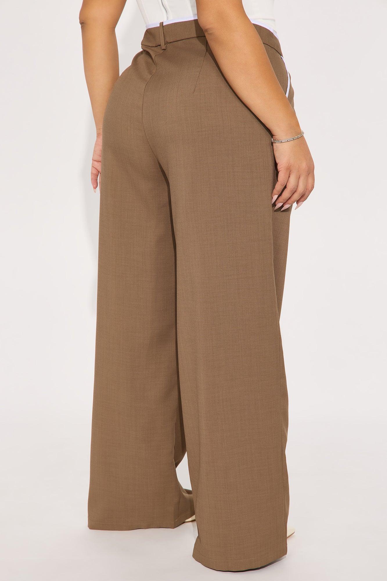Thinking Of You Trouser Pant - Mocha Product Image