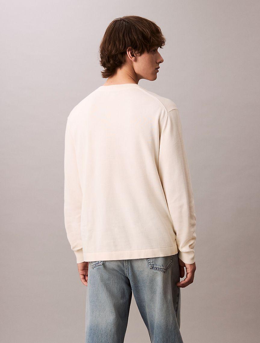 Colorblock Logo Graphic Classic Sweater Product Image