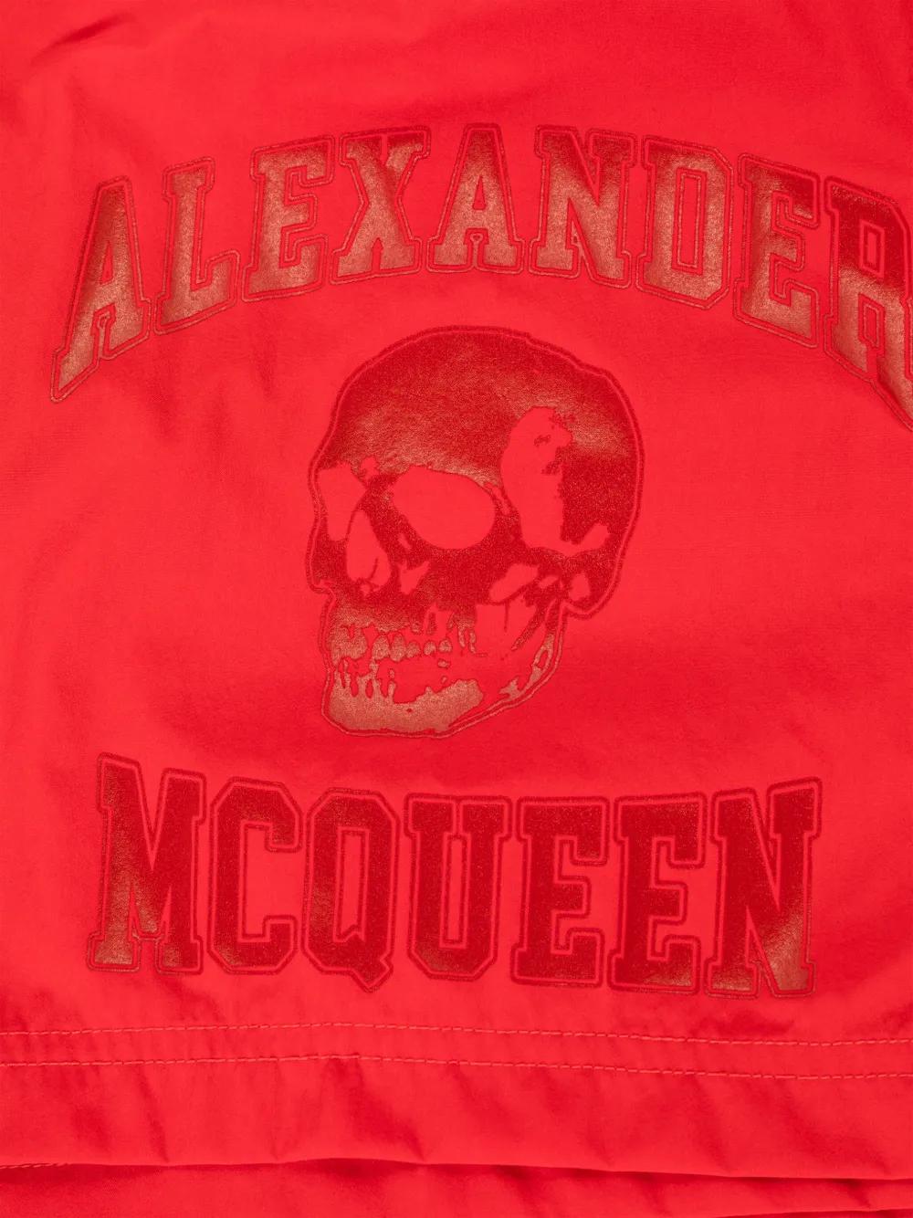 Varsity-print swim shorts Product Image