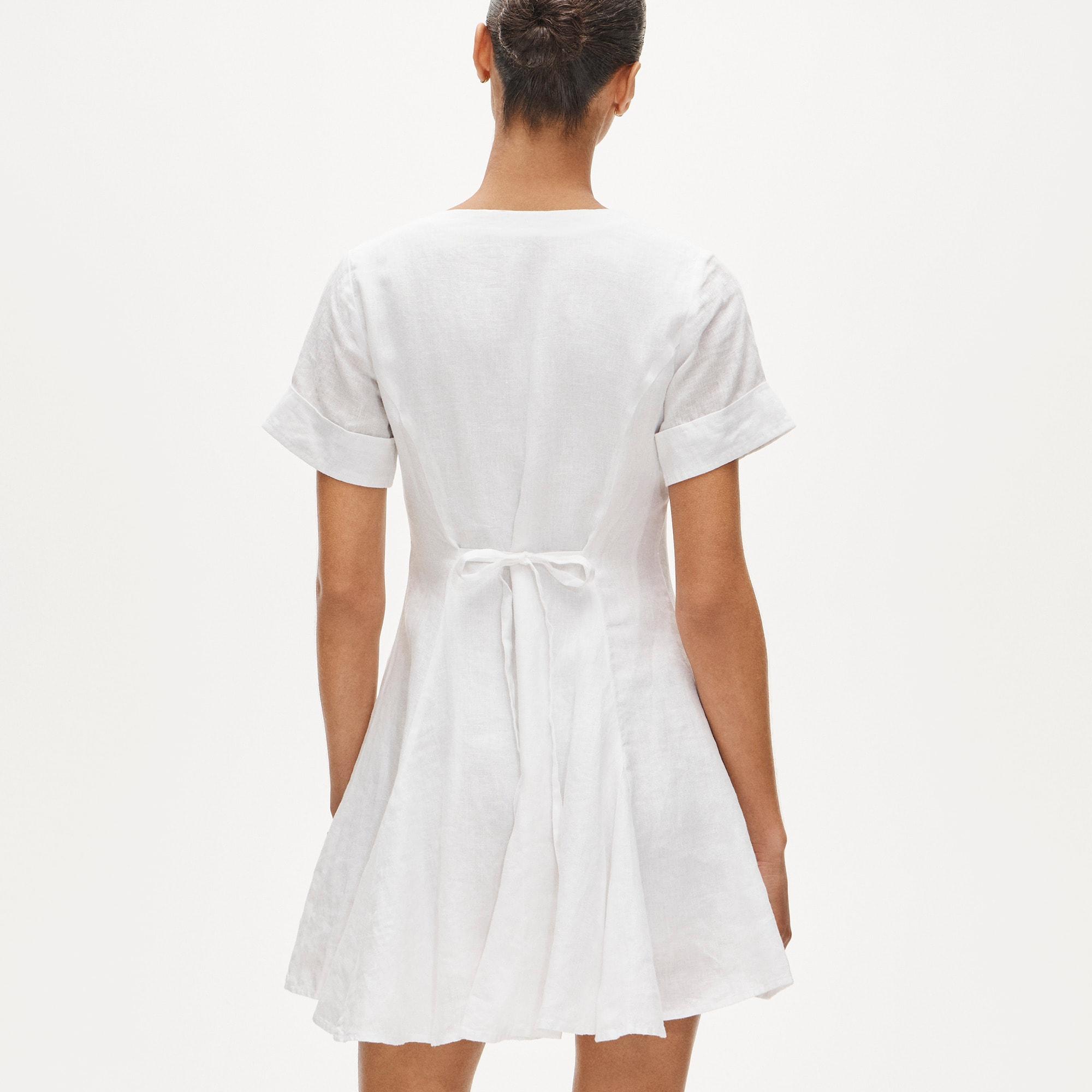 Fleur mini dress in linen Product Image