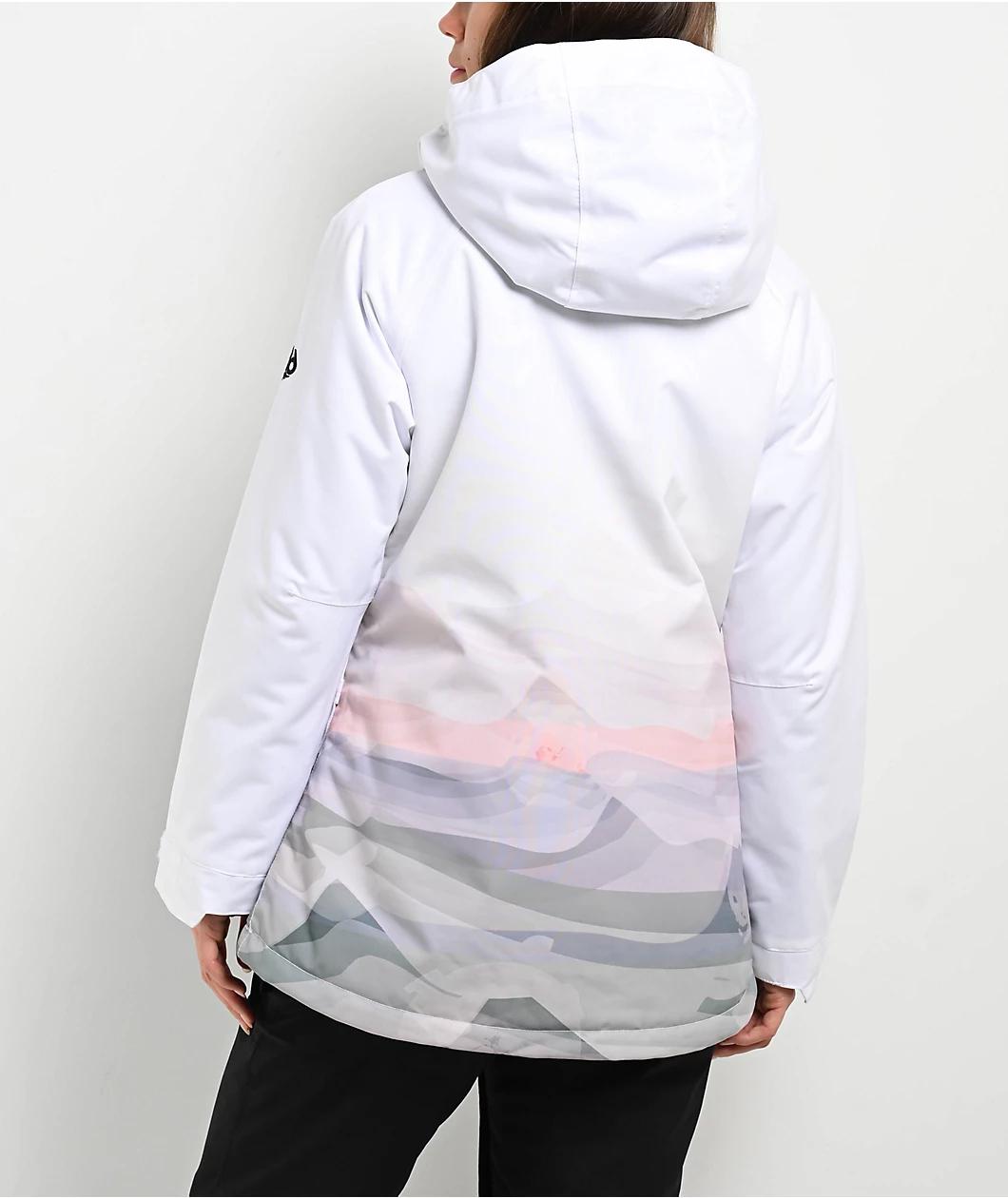 686 Fantasia 10K White Sierra Sunset Snowboard Jacket Product Image